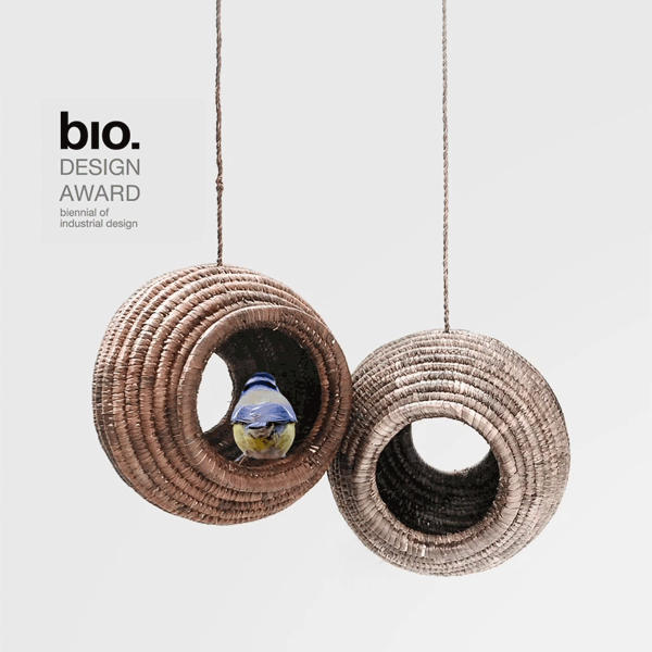 round bird house made of rafia, edirisa, design for fair trade, industrial design, Metod Burgar