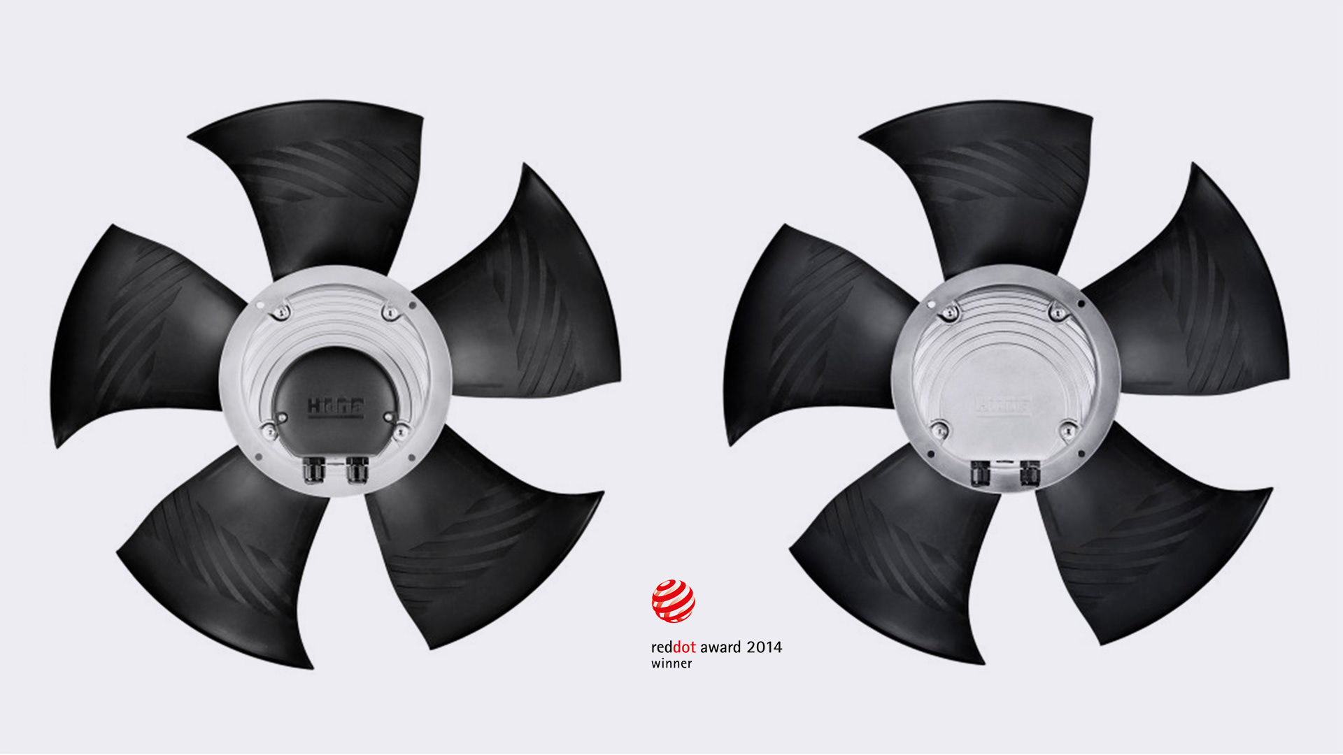 Hec aksialni industrijski ventilatorji, Hidria, industrijsko oblikovanje, Metod Burgar