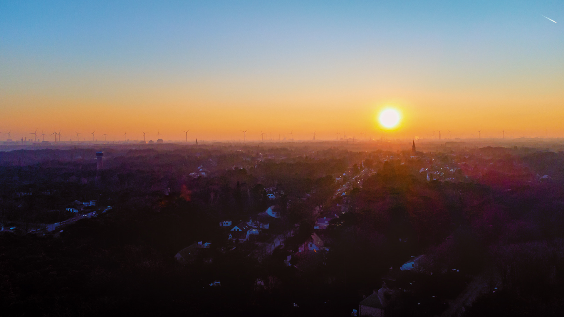 Zonsondergang Mariaburg