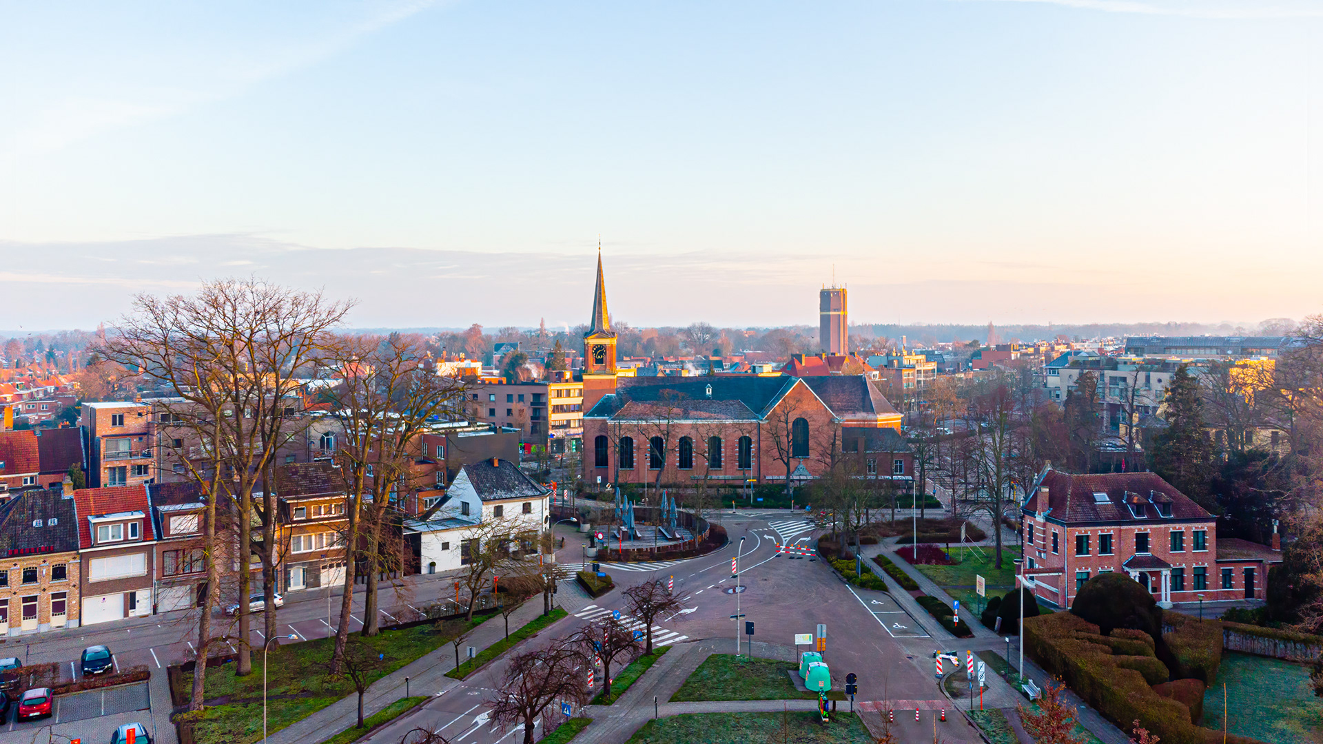 Brasschaat bij zonsopgang