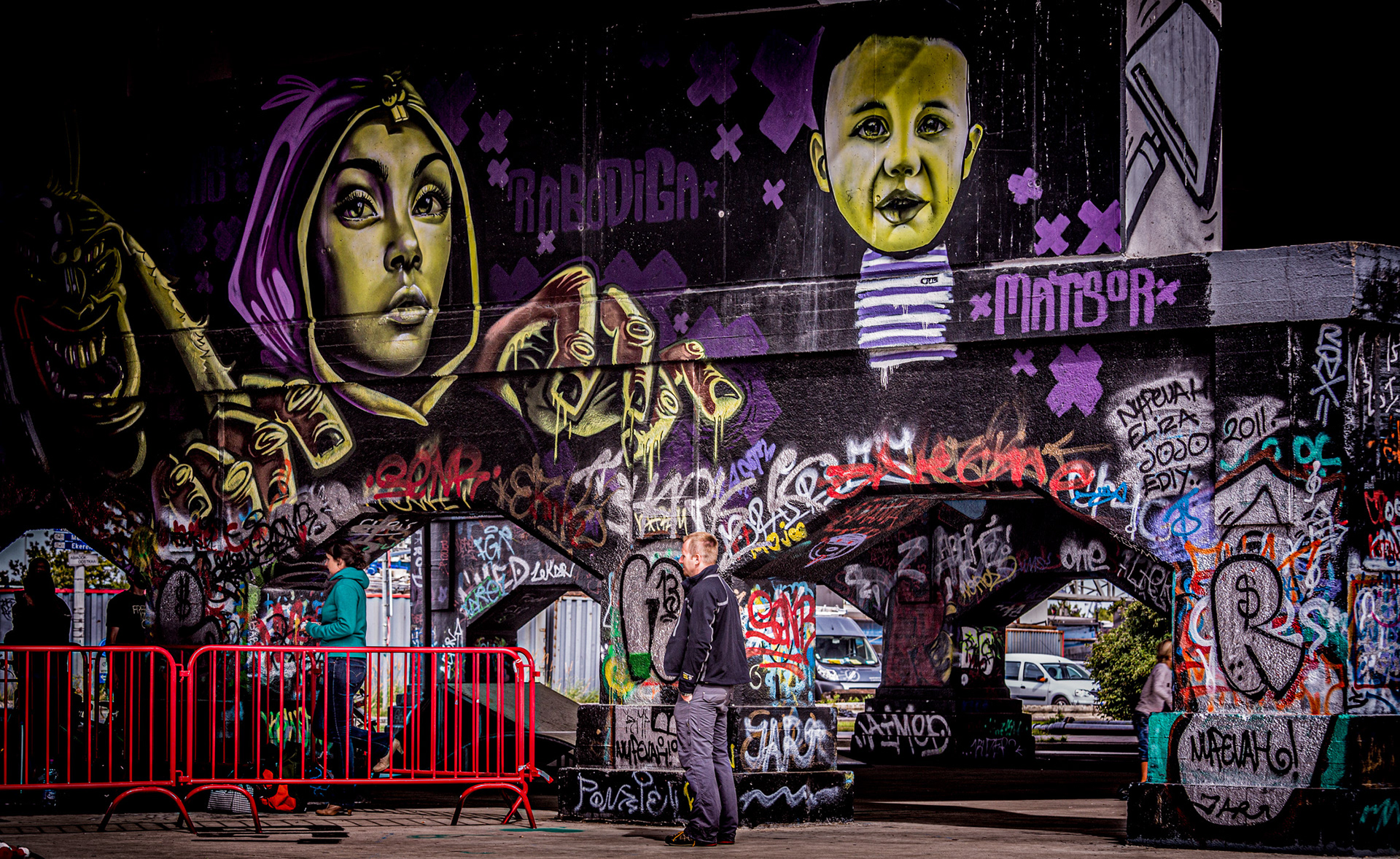 Grafiti park spoor noord