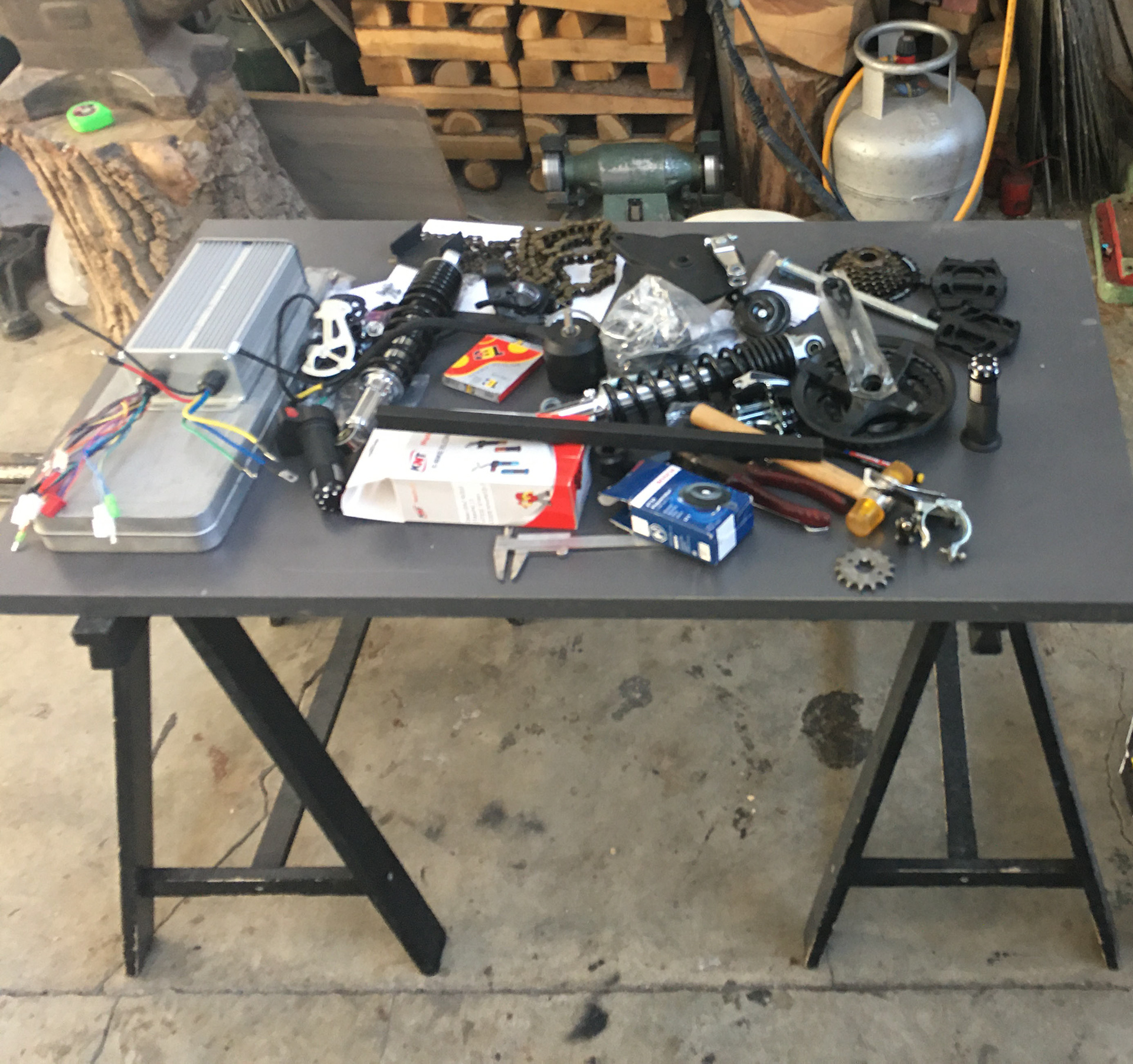 Image 6: Components required for security, control, and power systems.