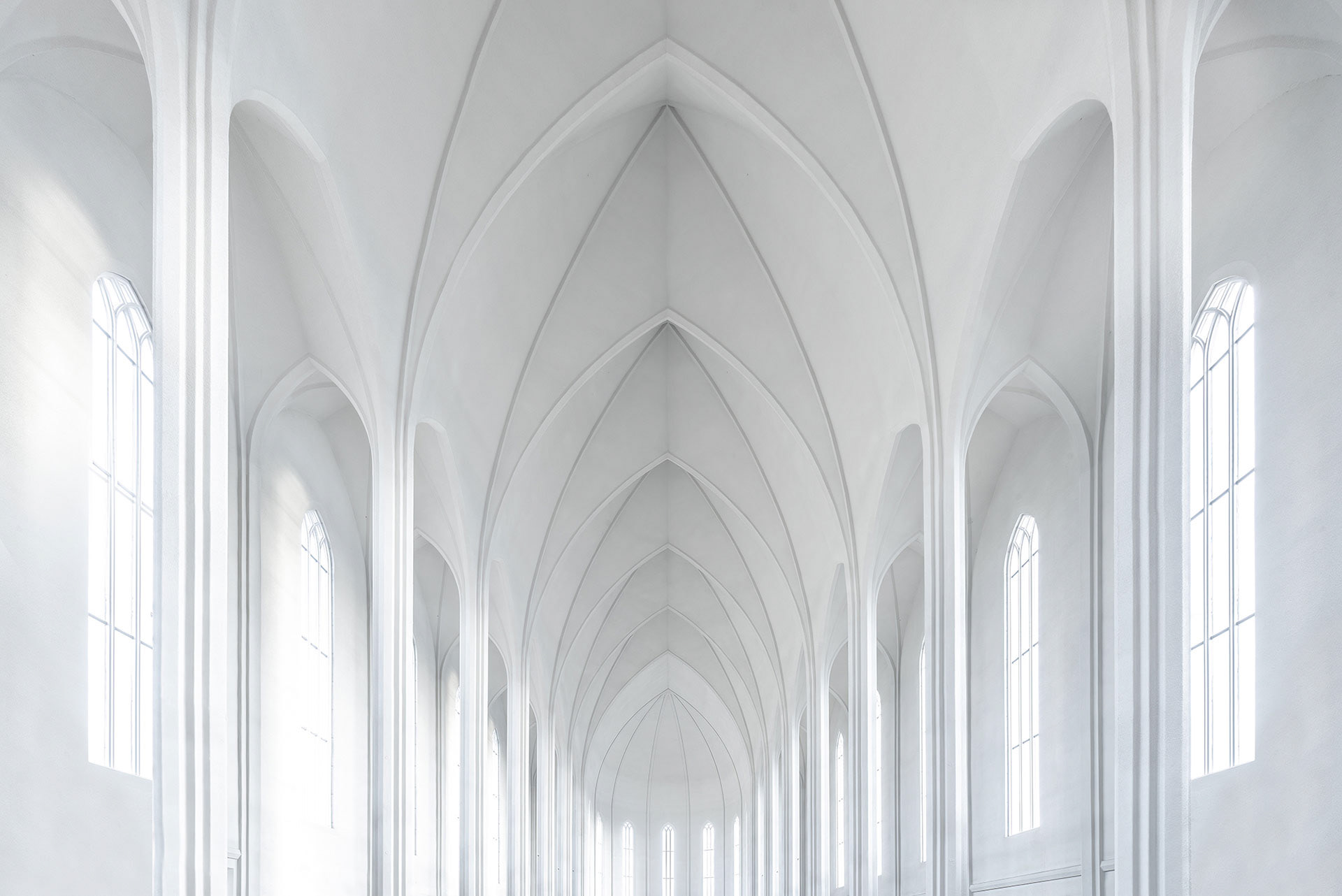 Ode To The Light, Hallgrimskirkja, Rejkavic, Iceland - Ltd Edition © Francis Meslet for Yellowkorner