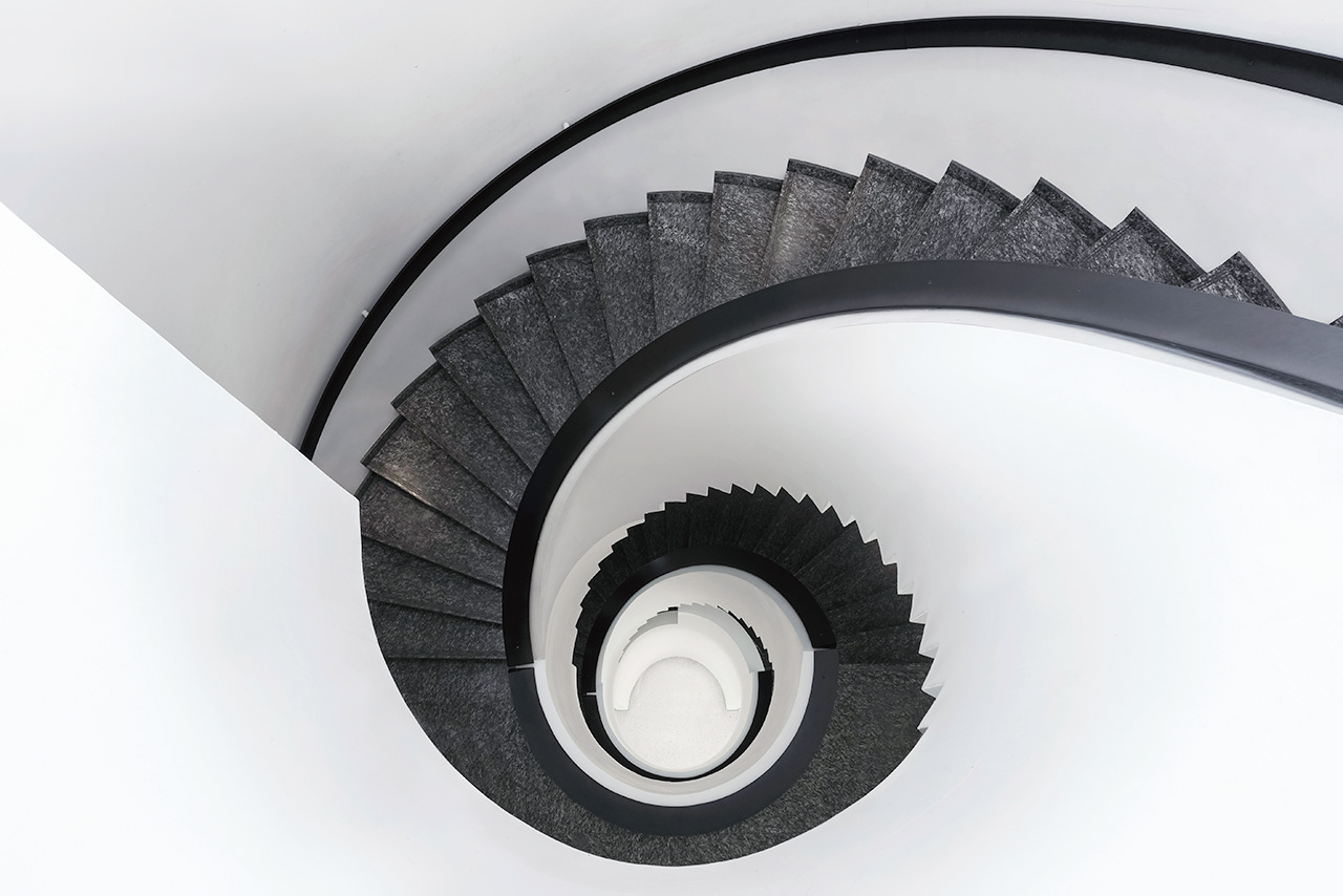 Escalier de la Médiathèque, France