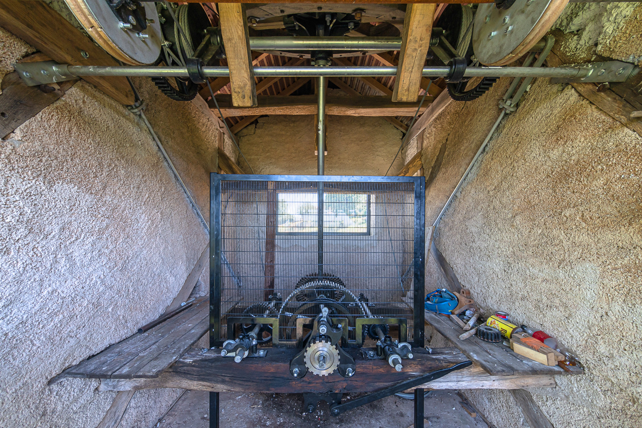 Le téléphérique à lait à Chaumois-Boivin