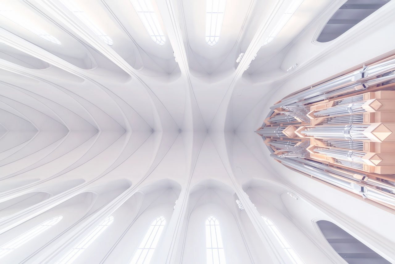 Hallgrimskirkja, Rejkavic, Iceland