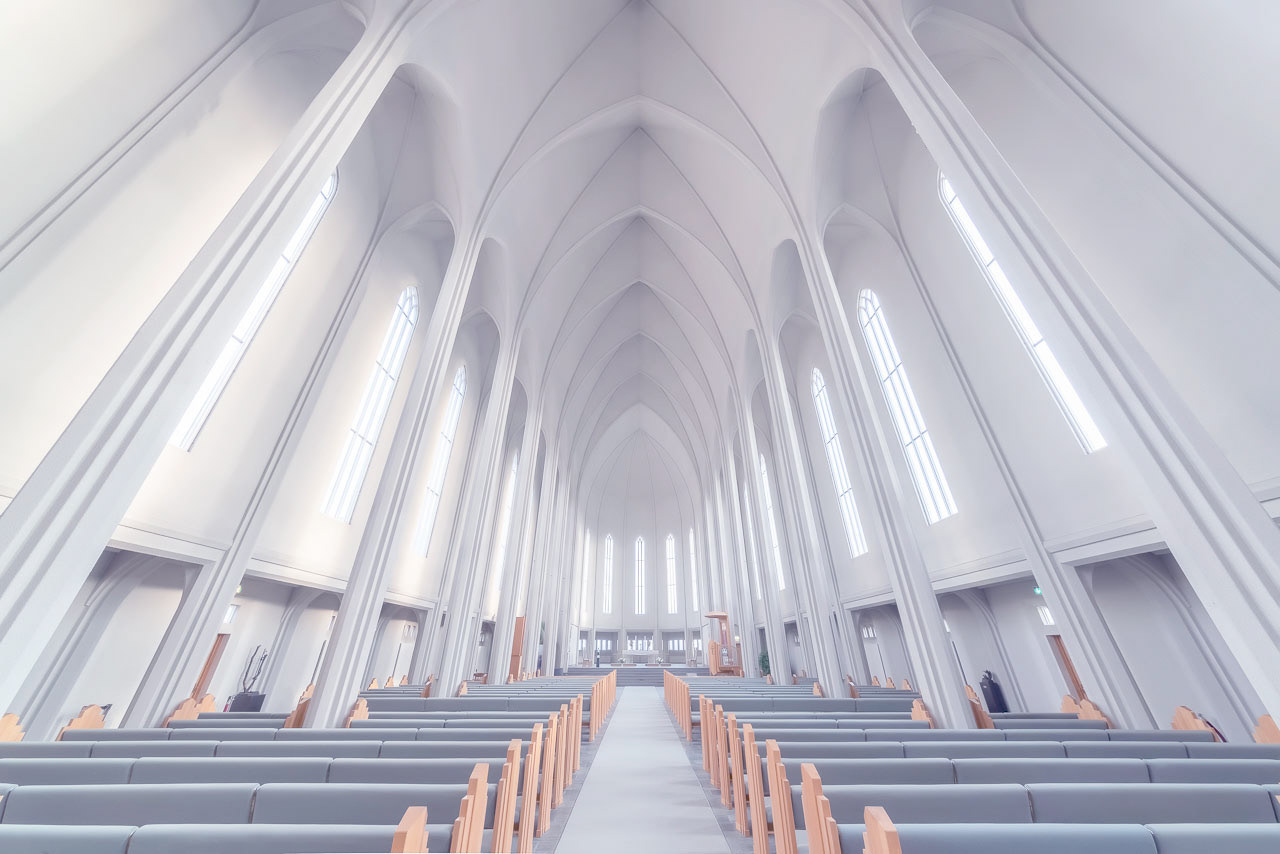 Hallgrimskirkja, Rejkavic, Iceland