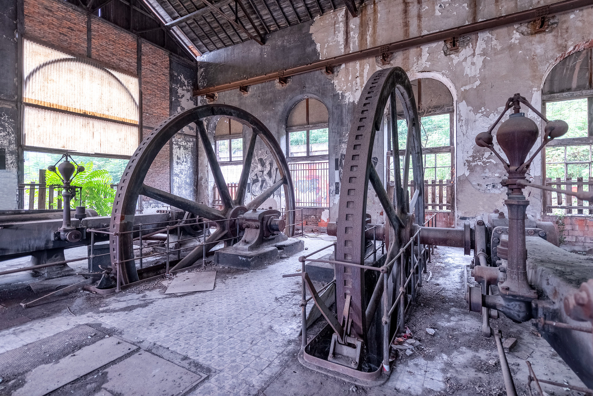 A bout de souffle - Mine de charbon, Bâtiment des soufflantes, France