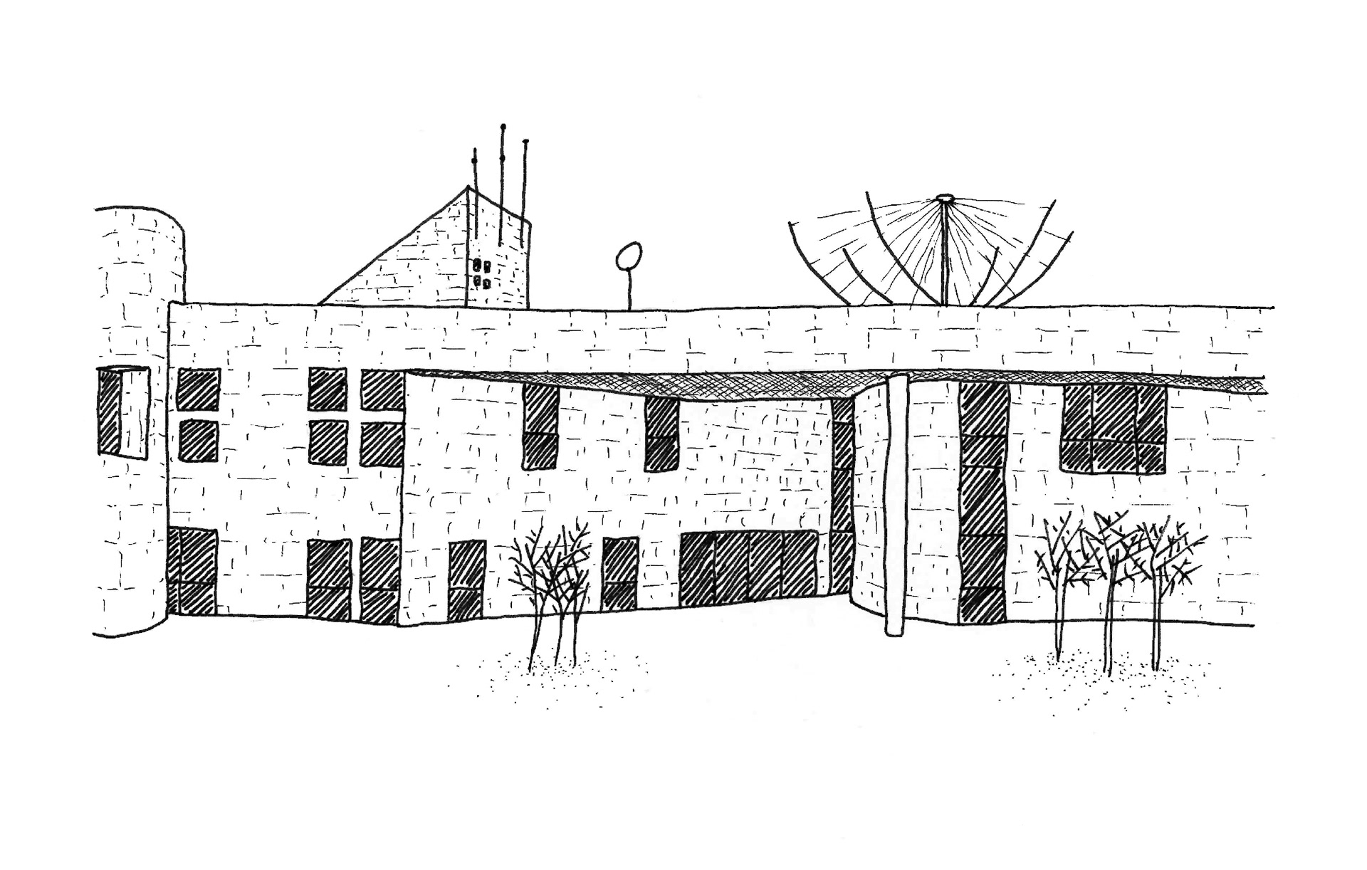 Ambassade de France à Islamabad (Pakistan) - Andrault & Parat - 1991