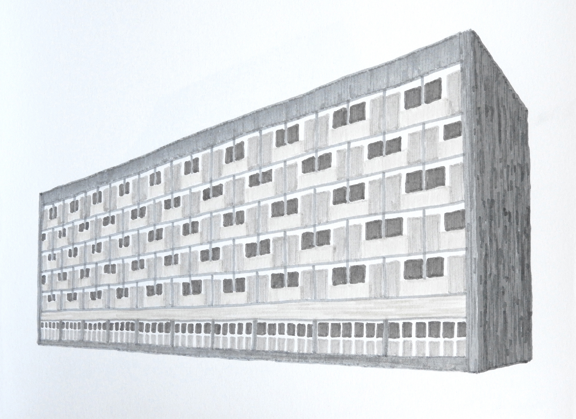 Maison du Liban - Jean Vernon & Bruno Philippe - 1965