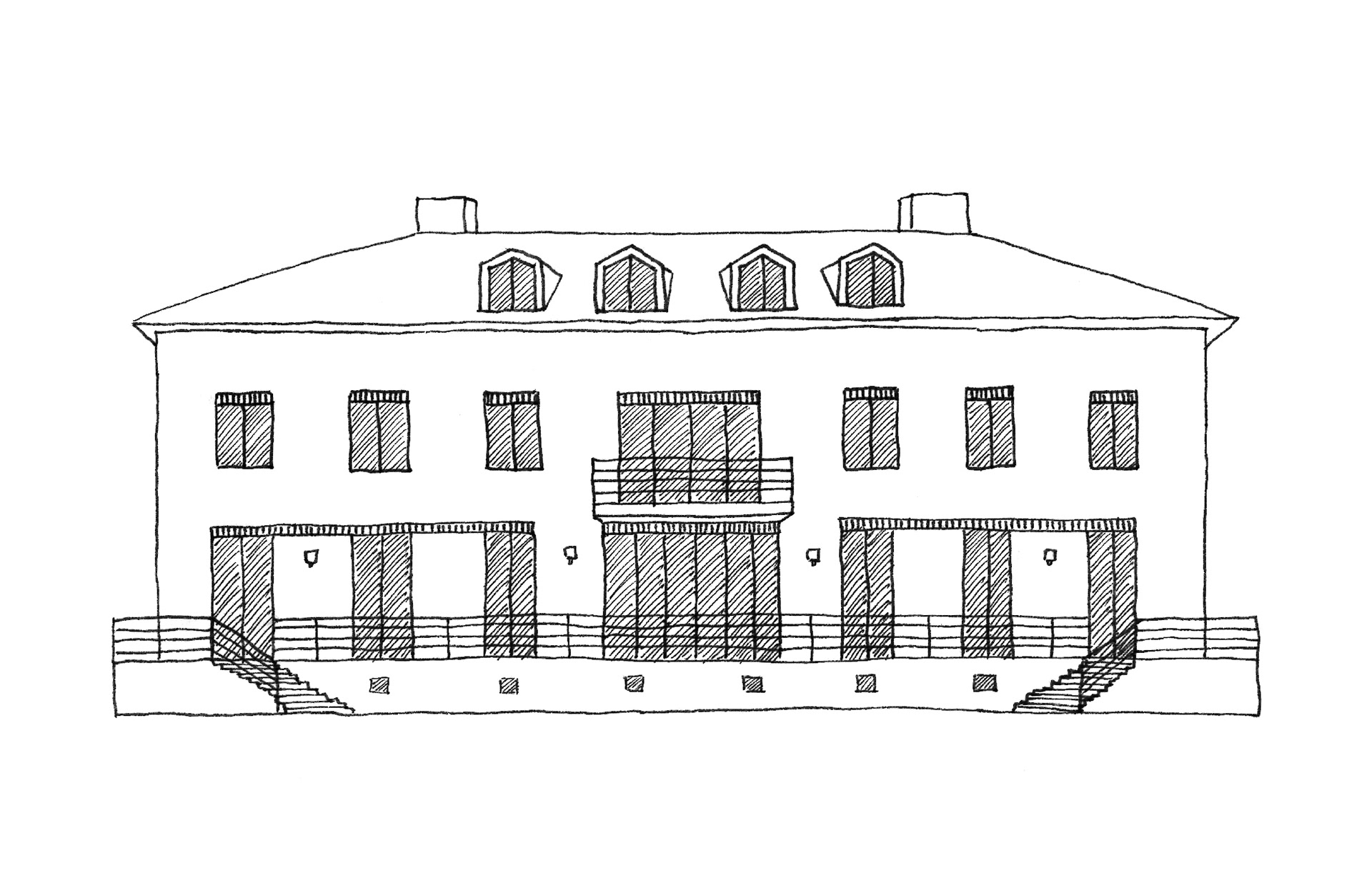 Ambassade de France à Helsinki (Finlande) - Félix Brunau et Erkki Huttunen - 1951