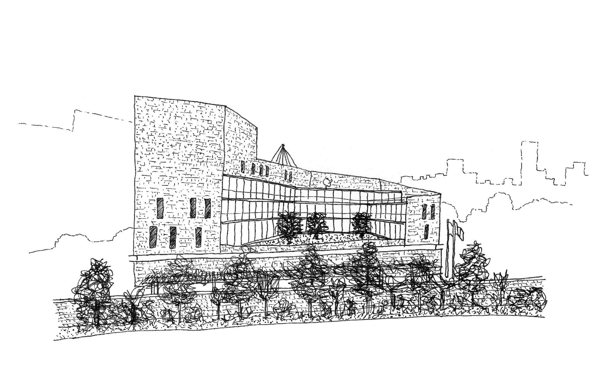Ambassade de France à Beyrouth (Liban) - Yves Lion - 2003