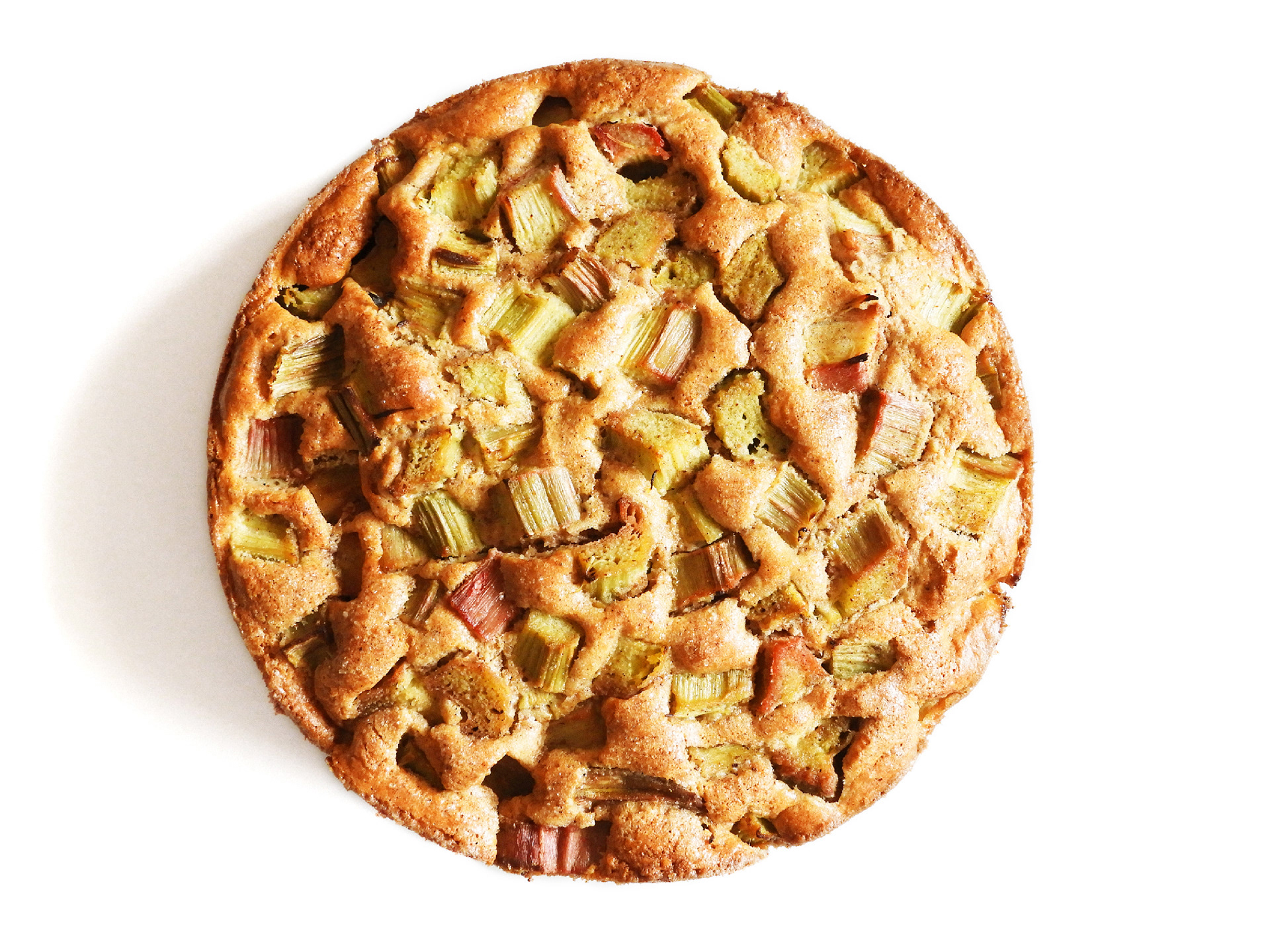 gâteau à la rhubarbe