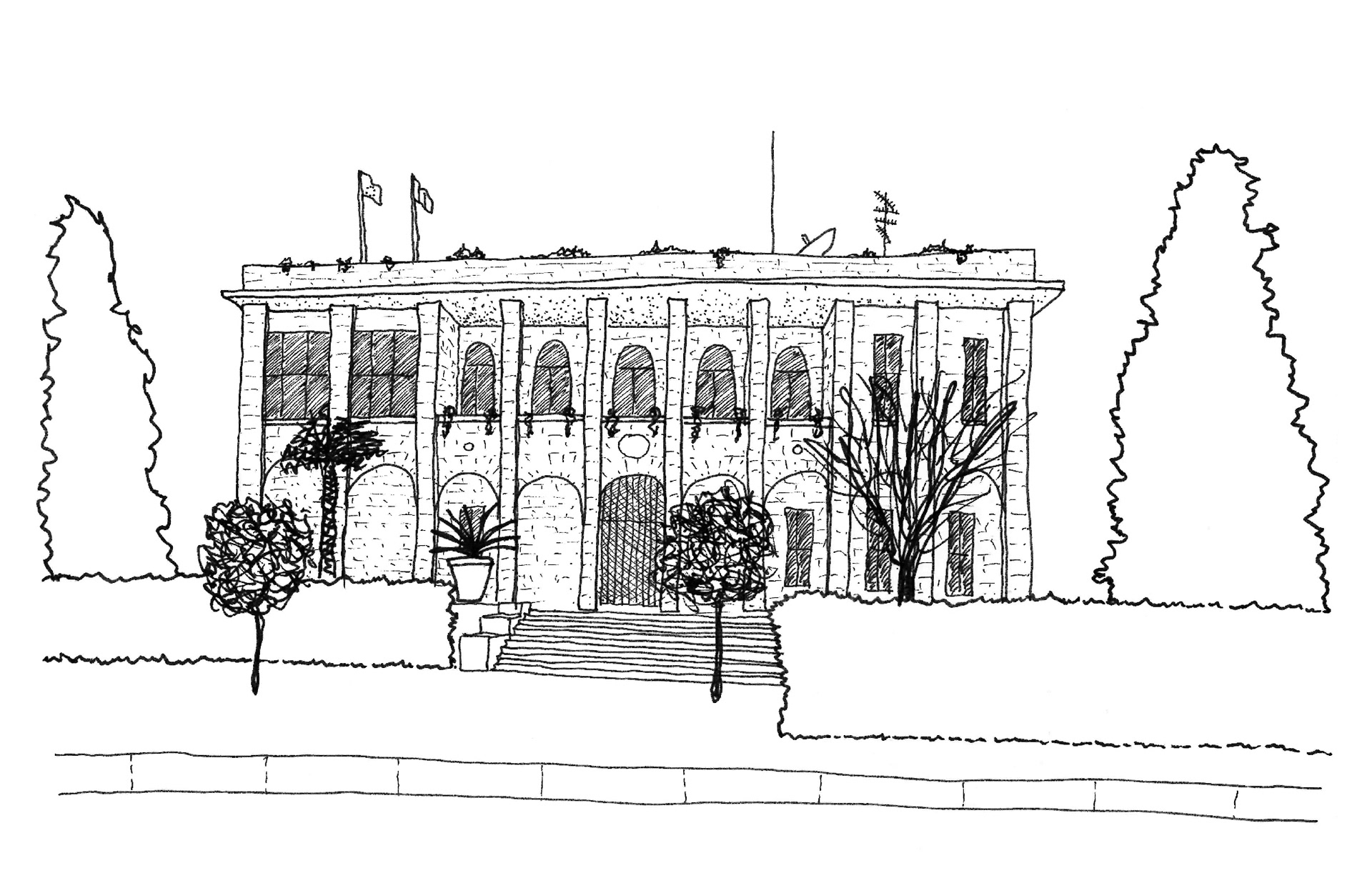 Consulat général de France à Jérusalem (Israël) - Marcel Favier - 1932