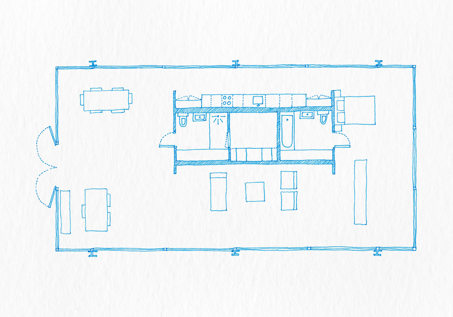 Farnsworth House (Ludwig Mies van der Rohe architecte) - Plano (Illinois, États-Unis)