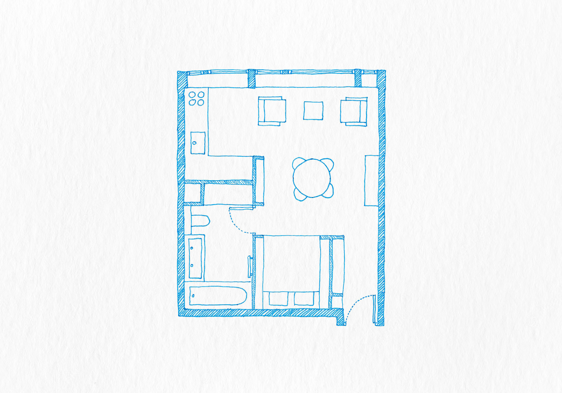 Appartement Maine-Montparnasse (Jean Dubuisson architecte) - Paris 14e