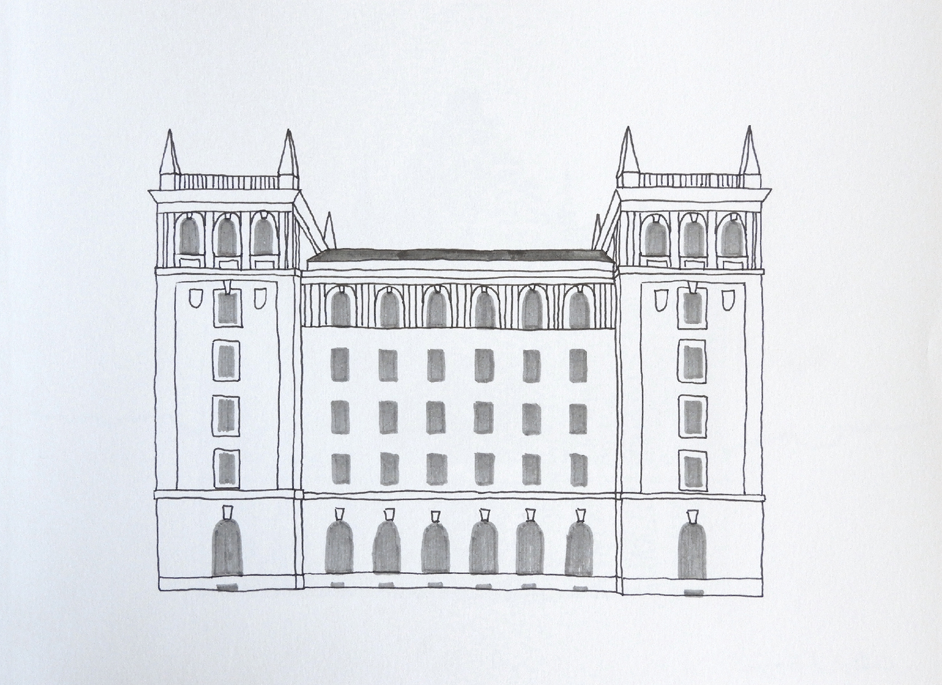 Collège d'Espagne - Modesto López Otero - 1935