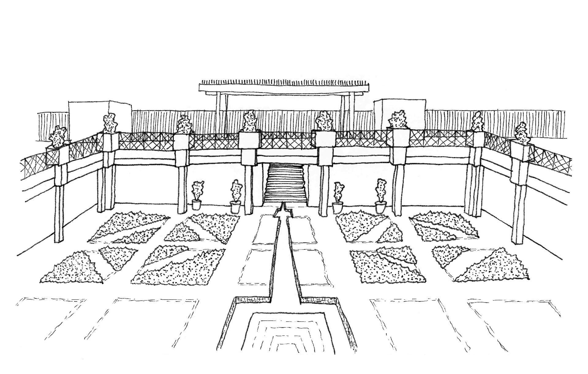 Ambassade de France à Doha (Qatar) - Reichen & Robert - 1987