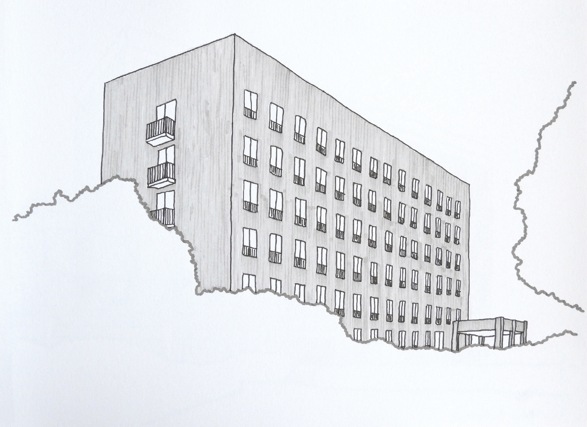 Maison de Norvège - Reidar Winge Lund - 1954