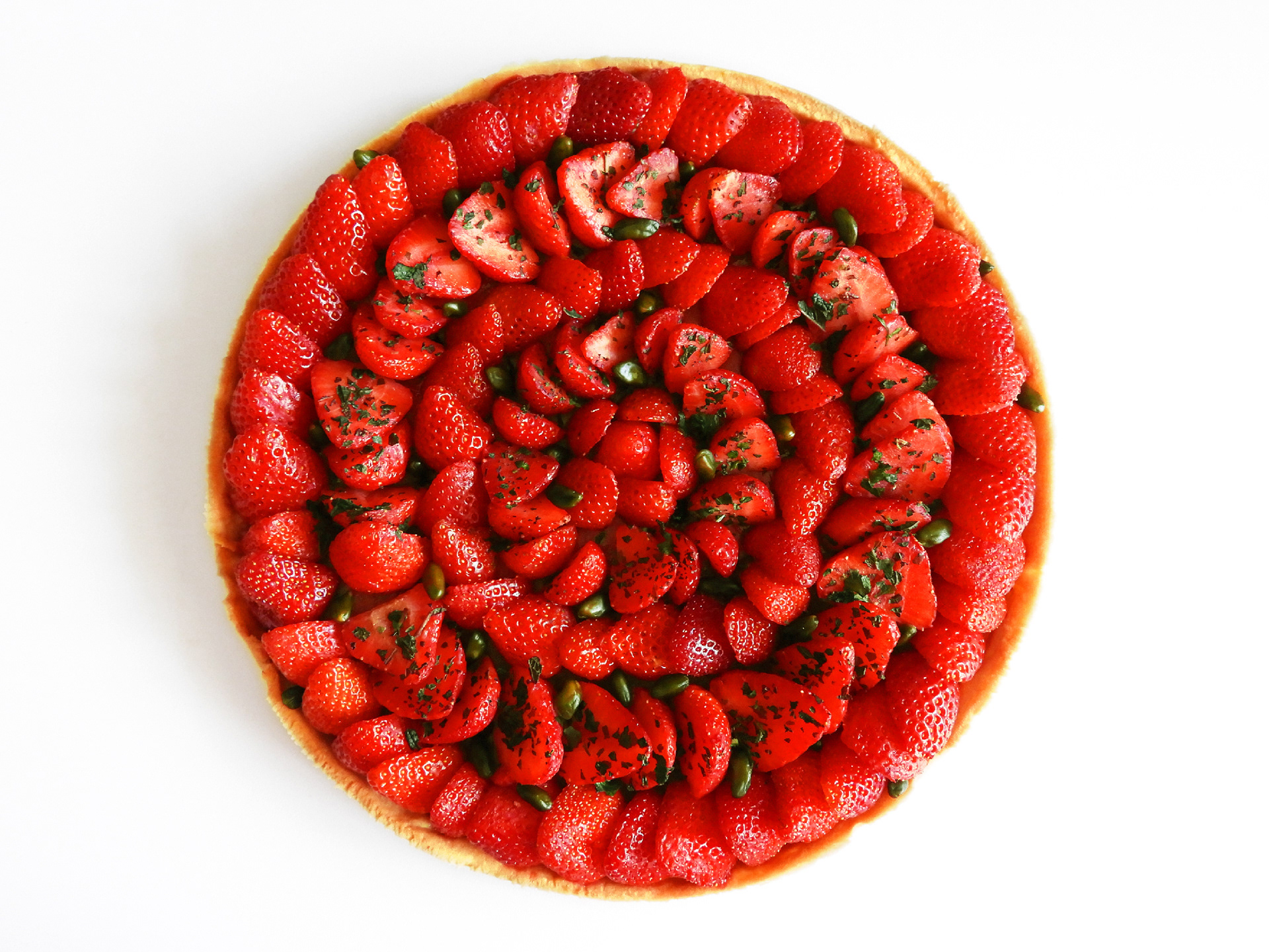 tarte aux fraises