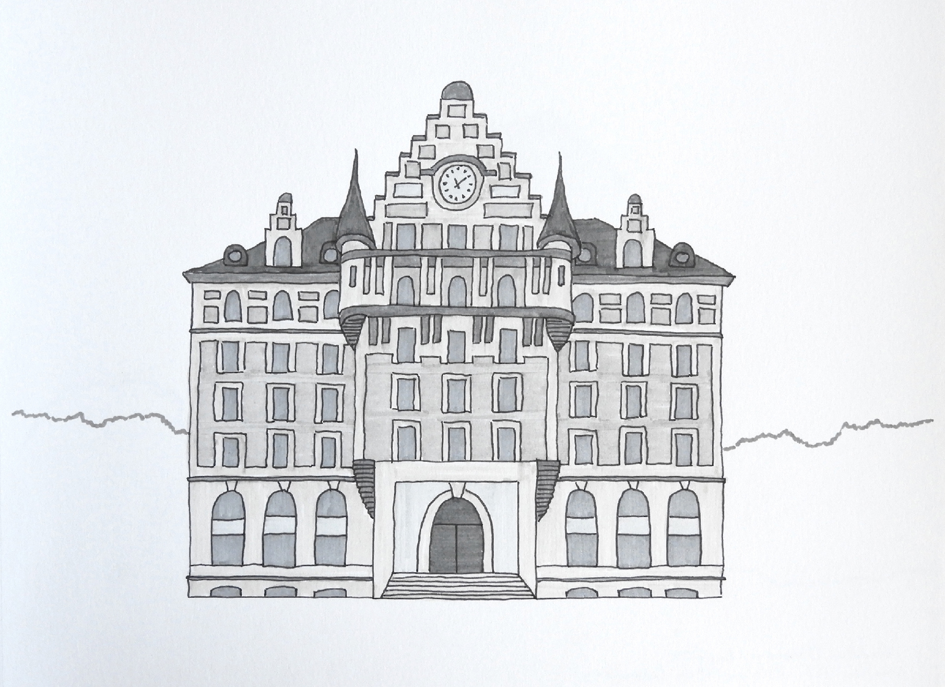 Fondation Biermans-Lapôtre (Maison des etudiants belges et luxembourgeois) - Armand Guéritte - 1927