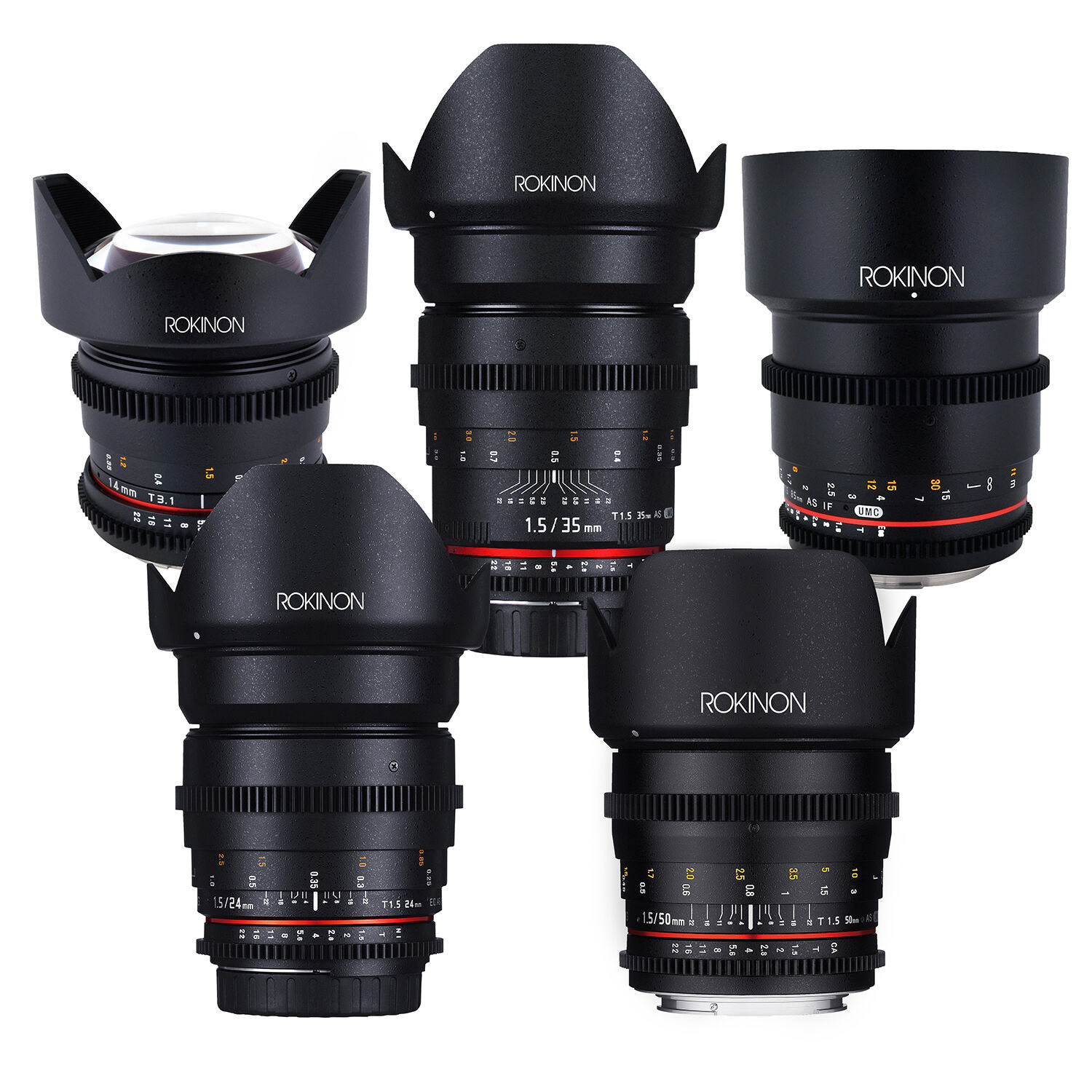 Rokinon 5-Set Lens Kit