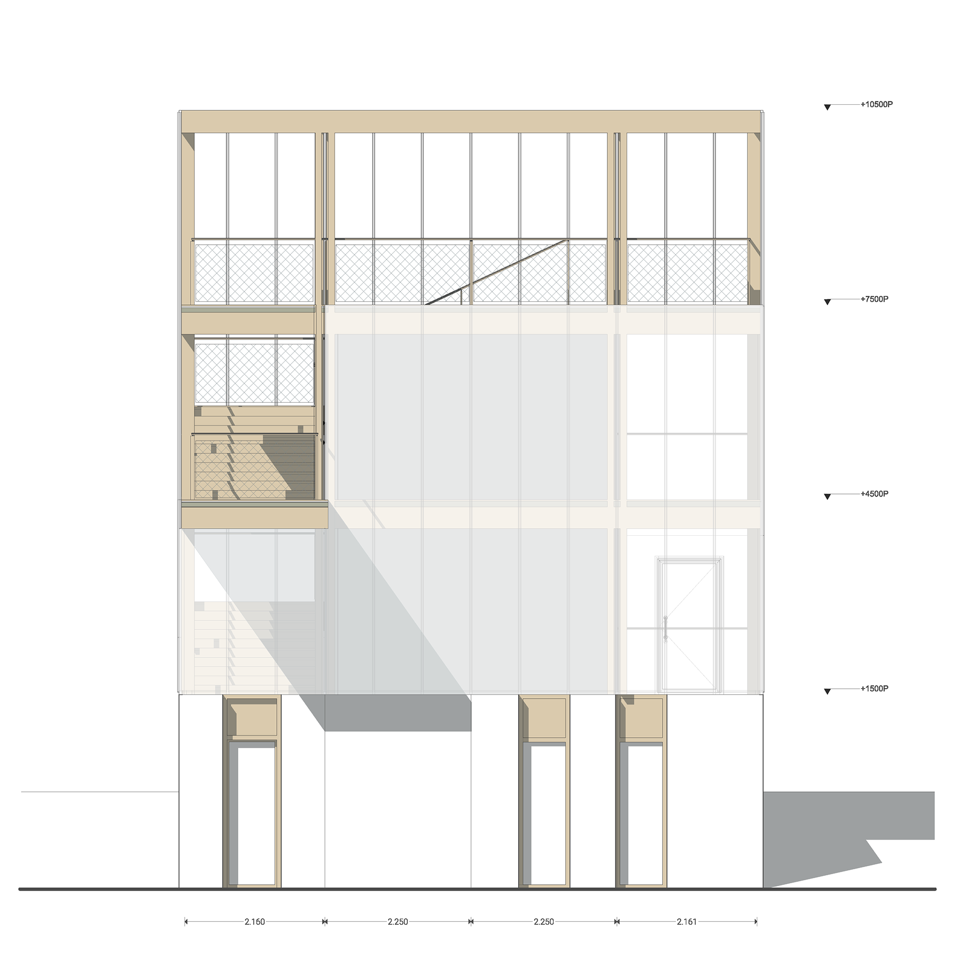 south elevation
