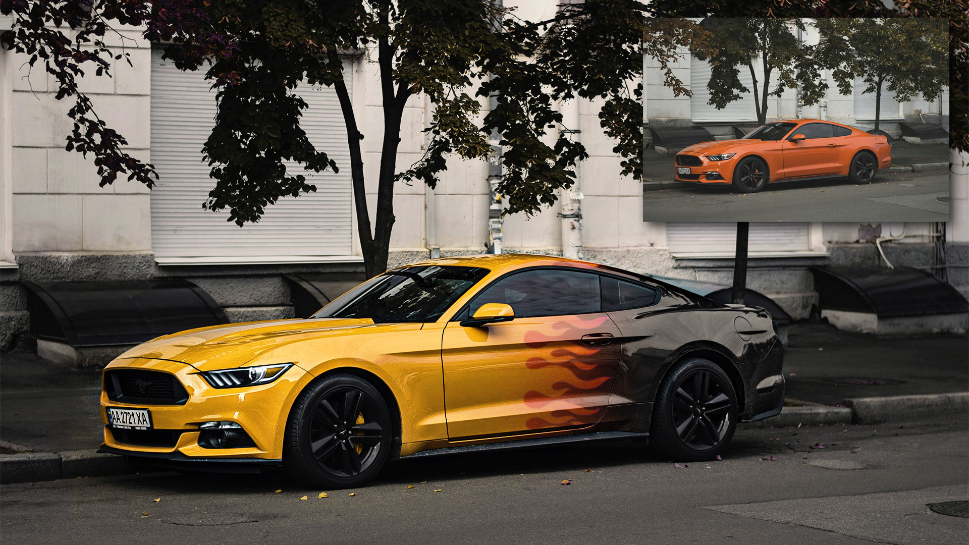 Fire car (composición digial)