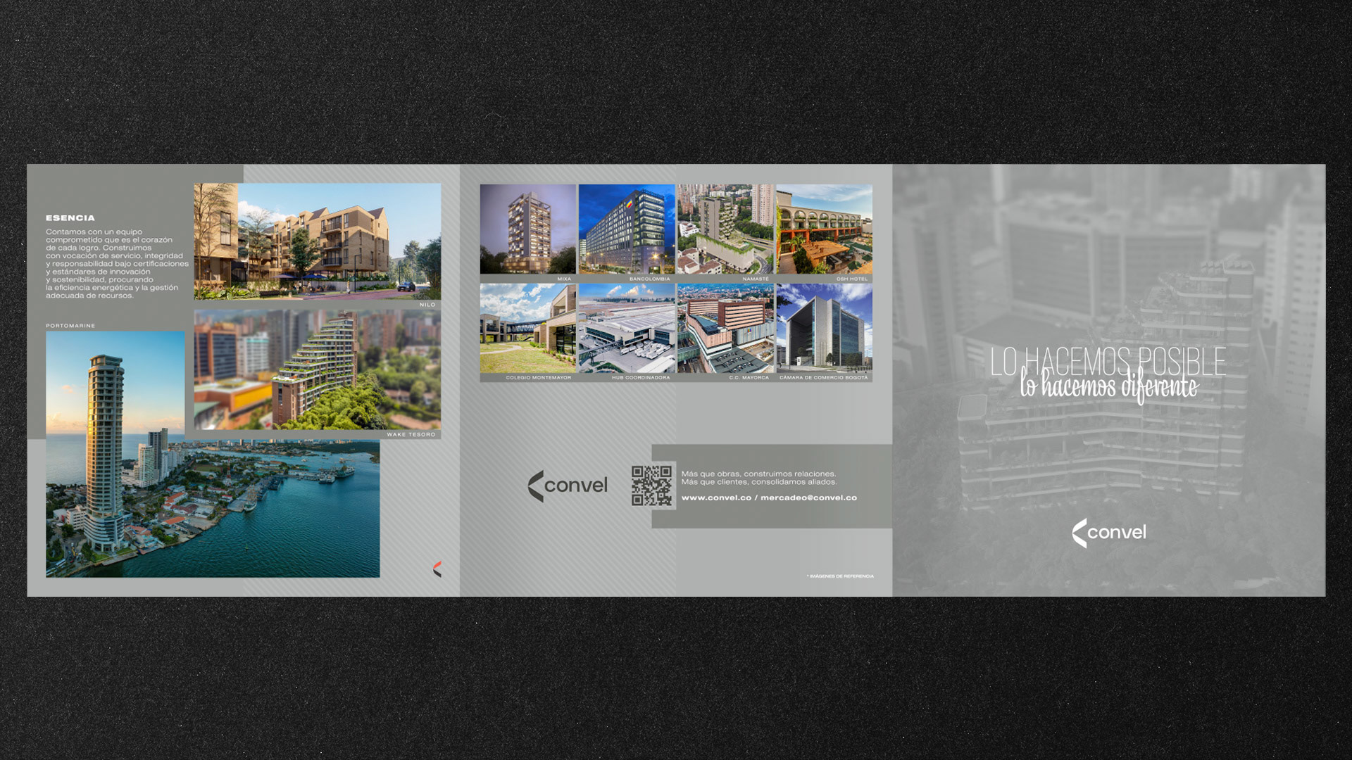 Convel, Brochure Portada/ Contraportada/Pag.1