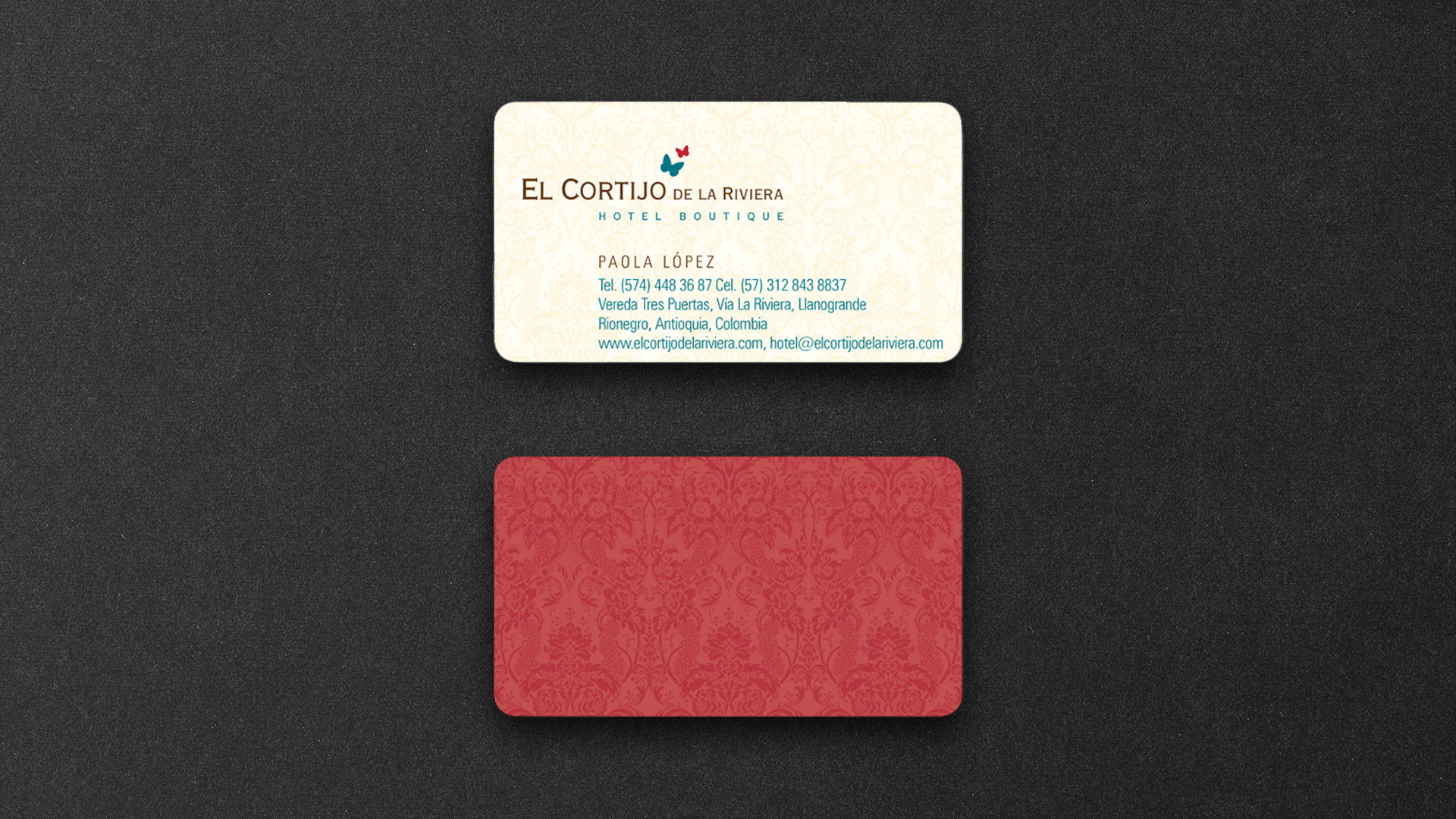 El Cortijo de la Riviera (tarjeta personal)