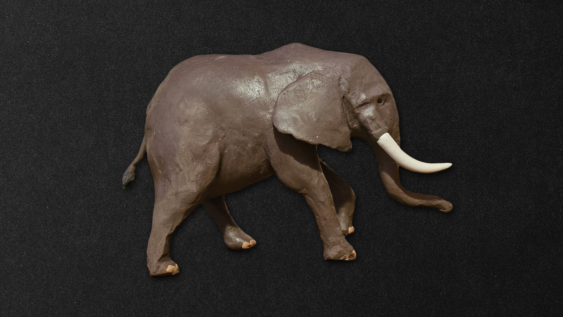 Elefante en plastilina