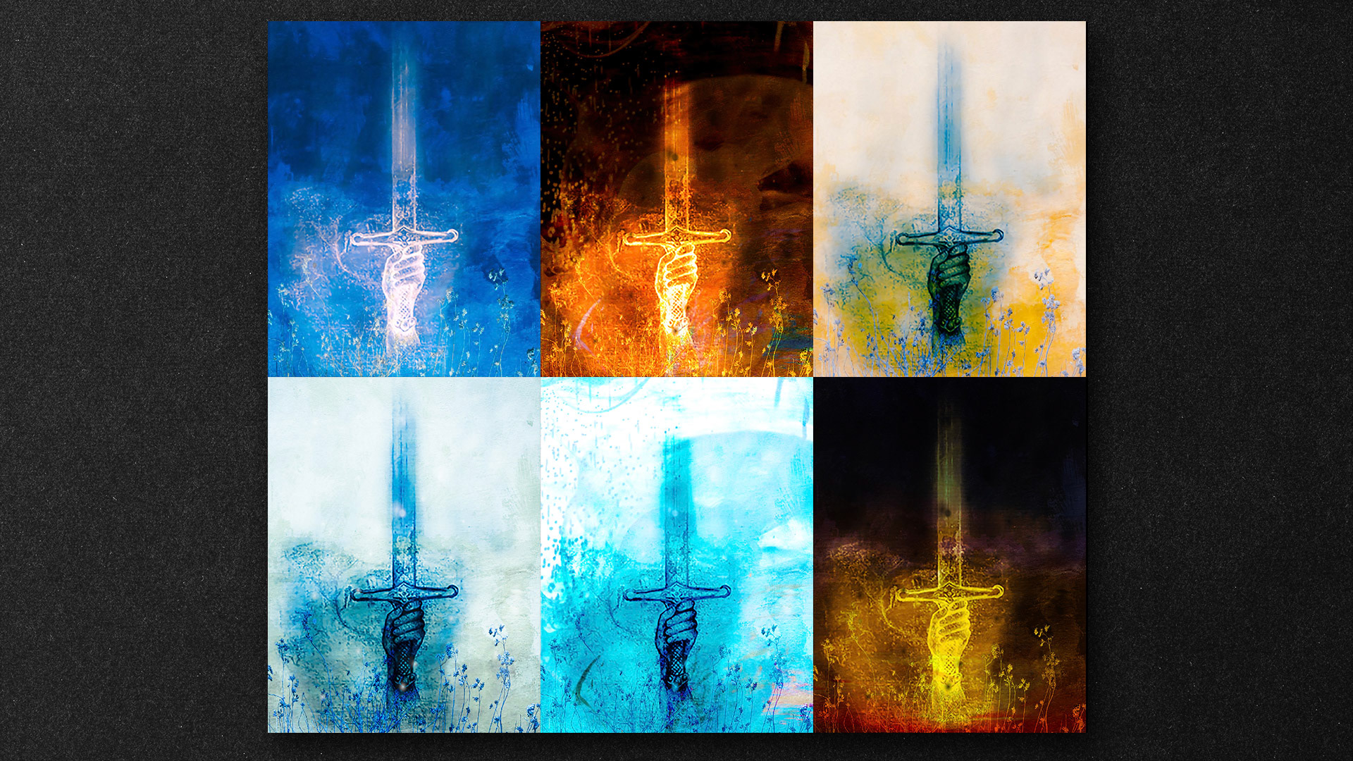 The Lady of the Lake, ilustracion en digital