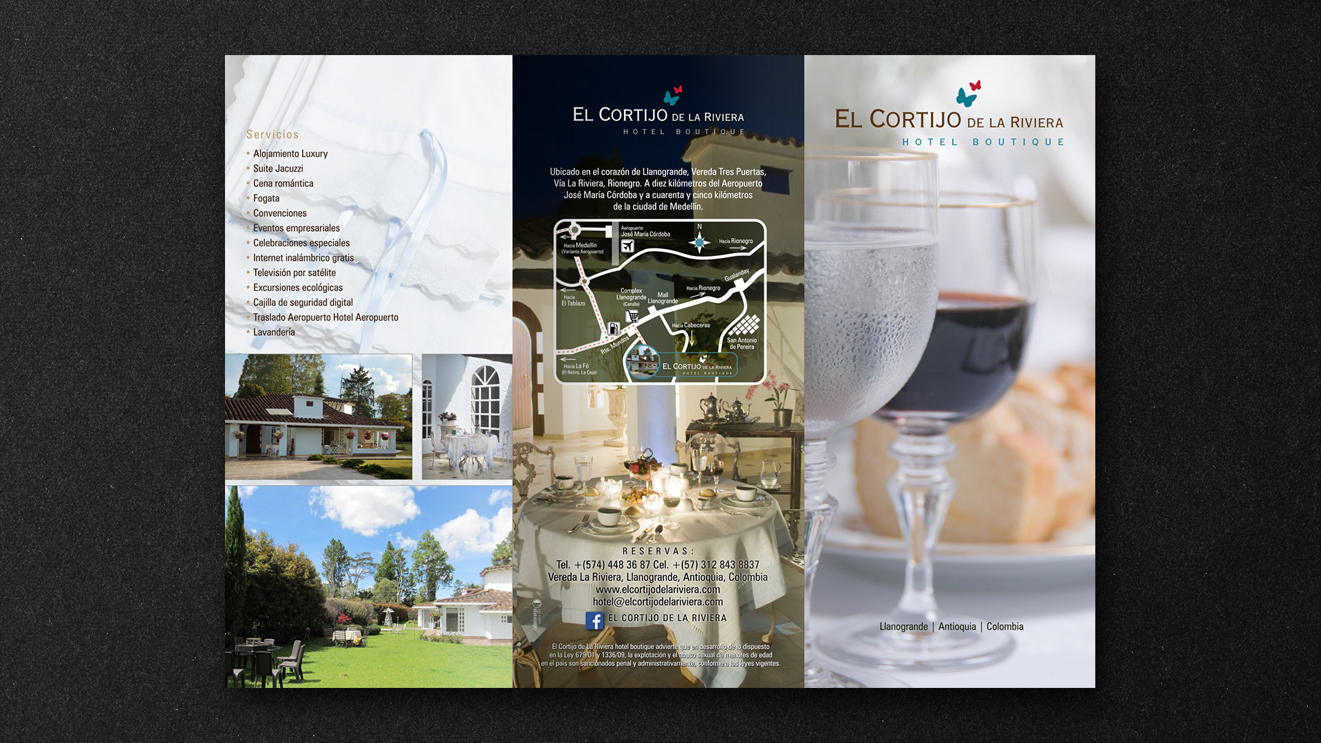 El Cortijo De La Riviera, Brochure Portada/Contraportada/Pag. 4