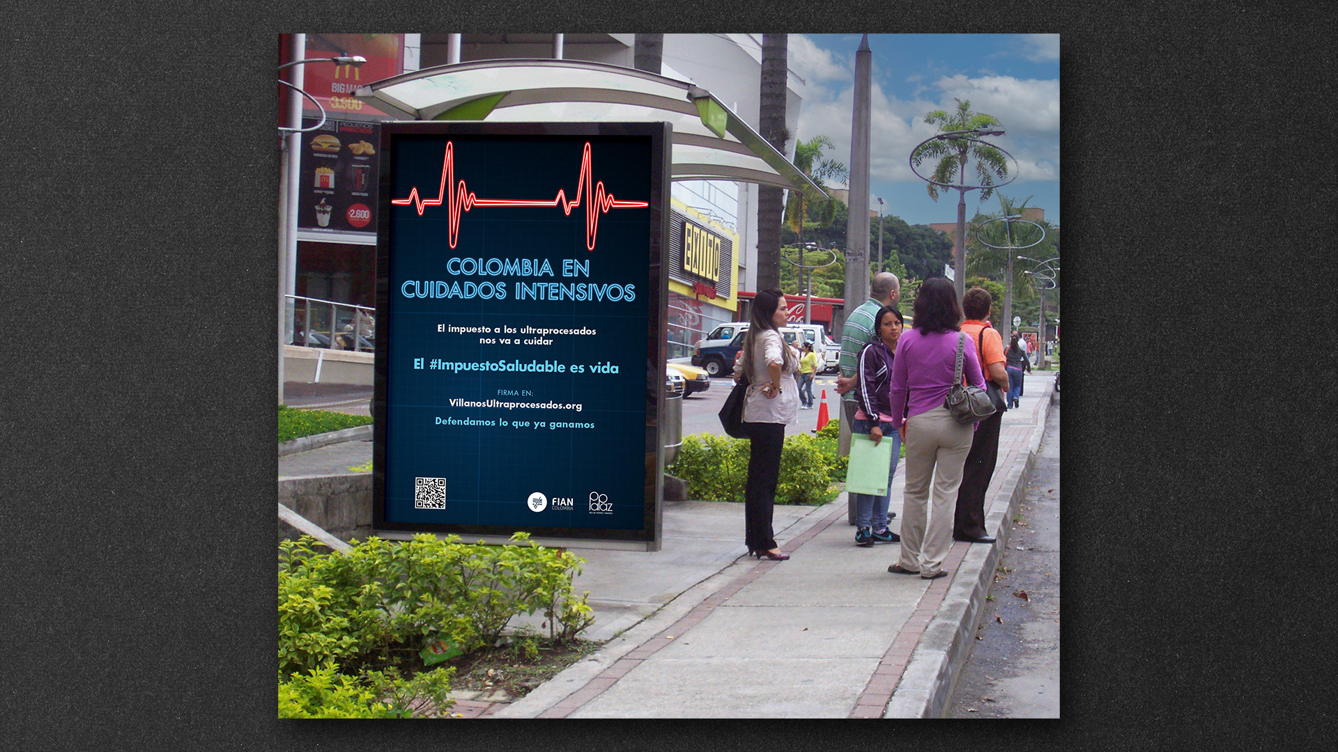 RedPapaz - Impuesto Saludable (paradero de bus)