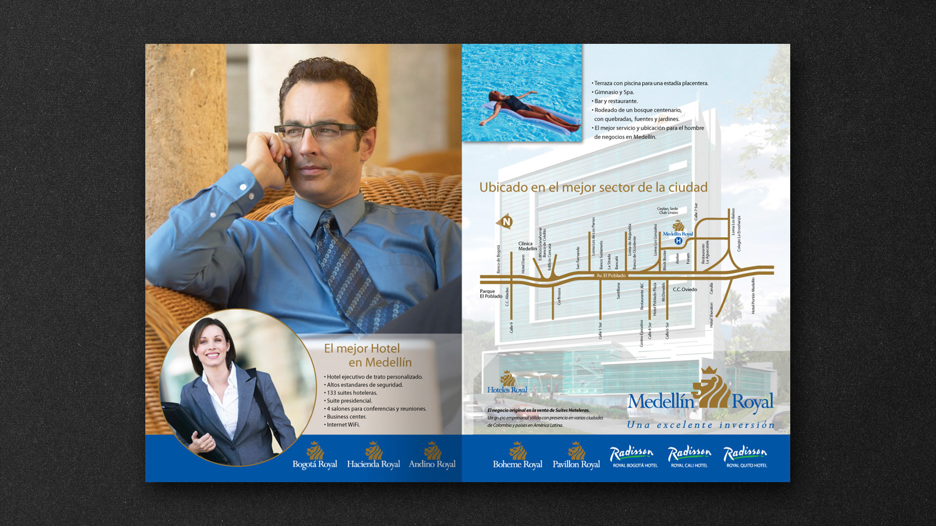 Hotel Medellín Royal (brochure interior)