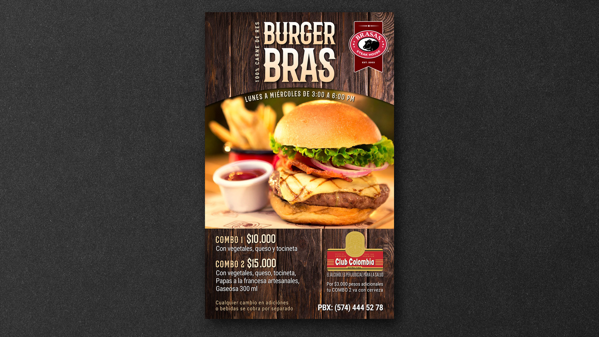 Restaurante Brasas (centro de mesa)