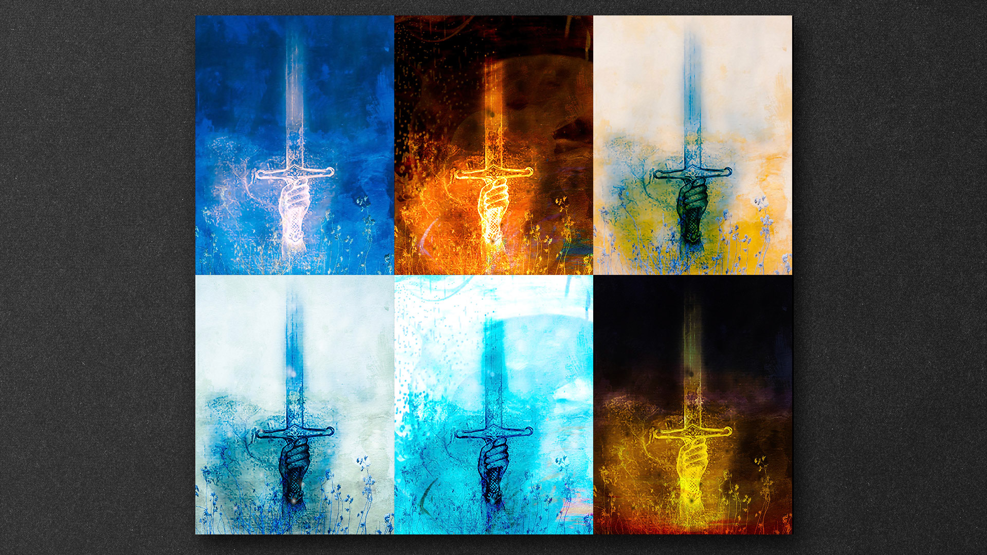 Excalibur (dibujo a lápiz/digital)