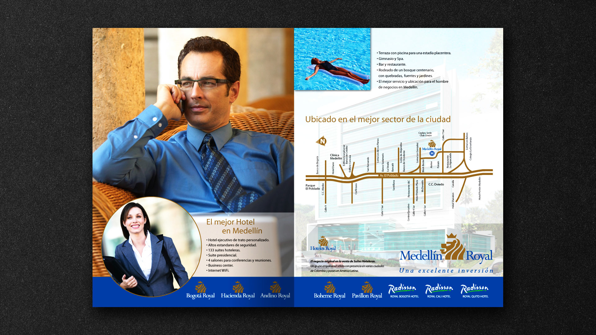Medellin Royal, Brochure Interiror