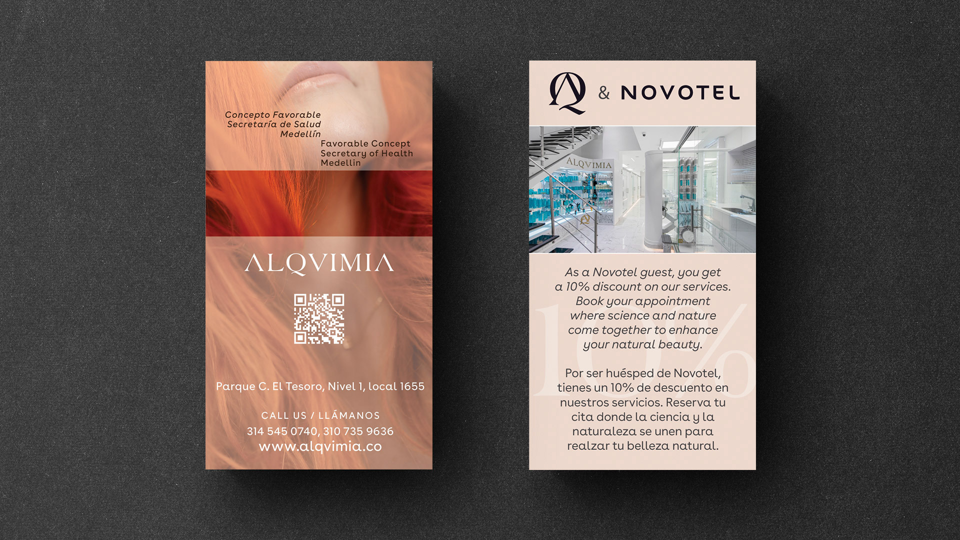 Alqvimia (tarjeta descuelto)