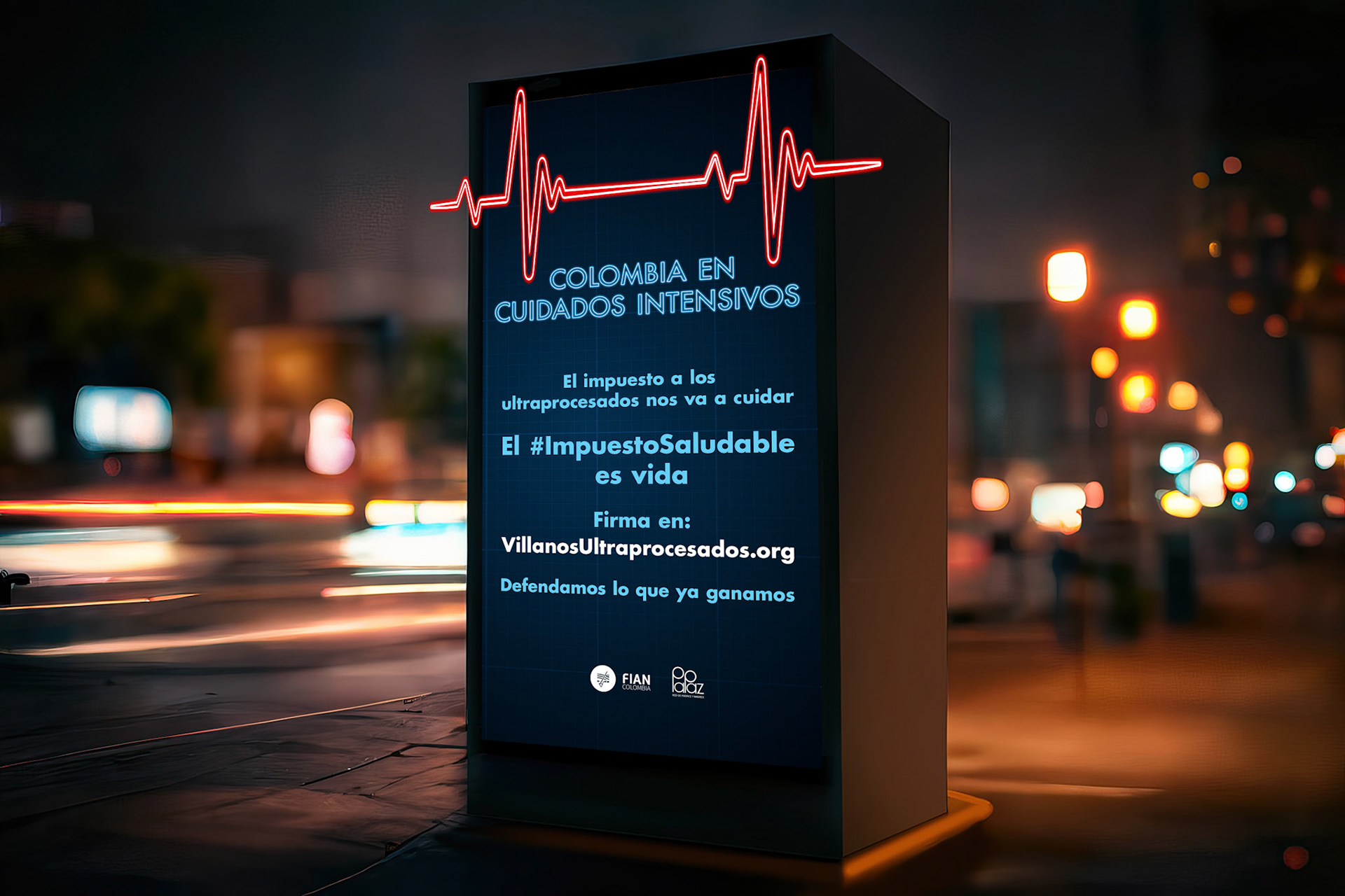 RedPapaz - Impuesto Saludable (paradero de bus)