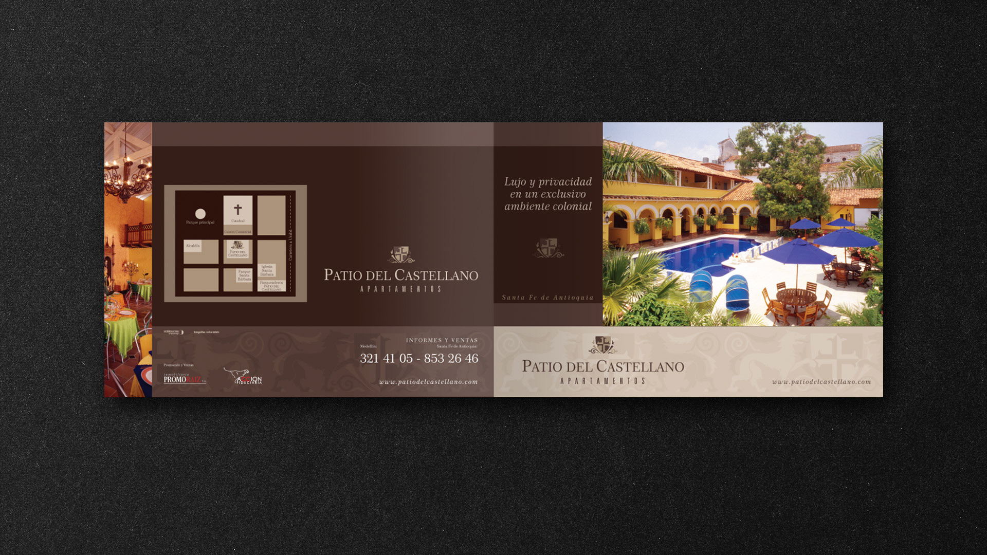 Patio del Castellano, Brochure Portada/Contraportada