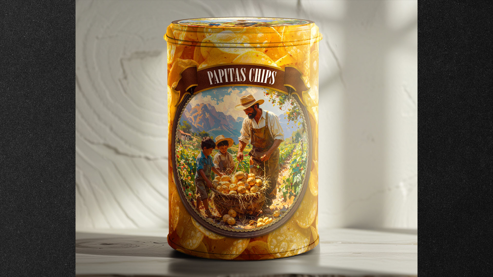 Envase Metálico Papitas Chips