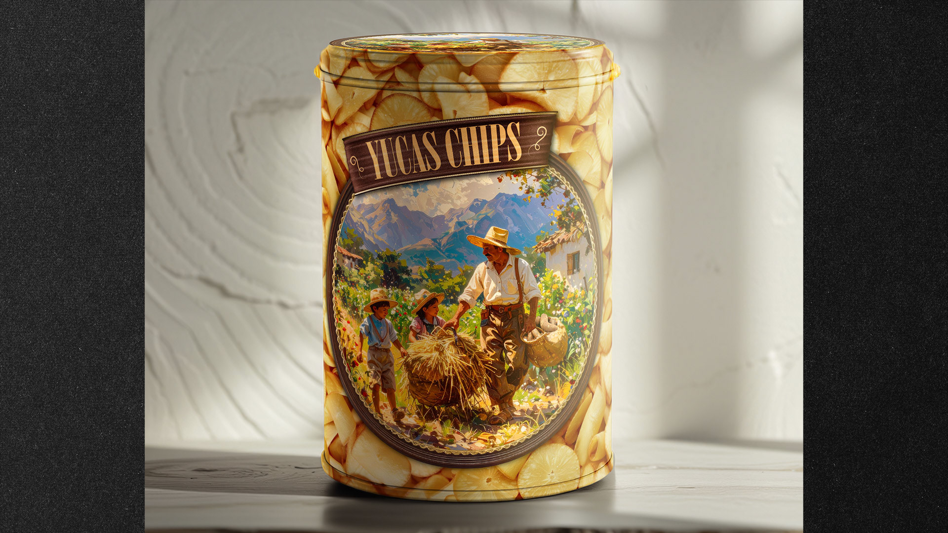 Envase Metálico Yucas Chips