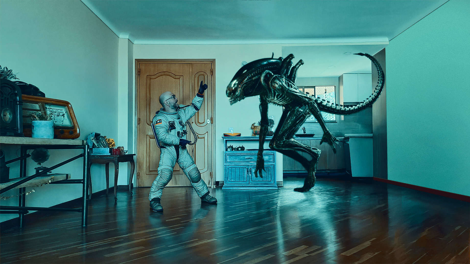 Alien (composición digial)