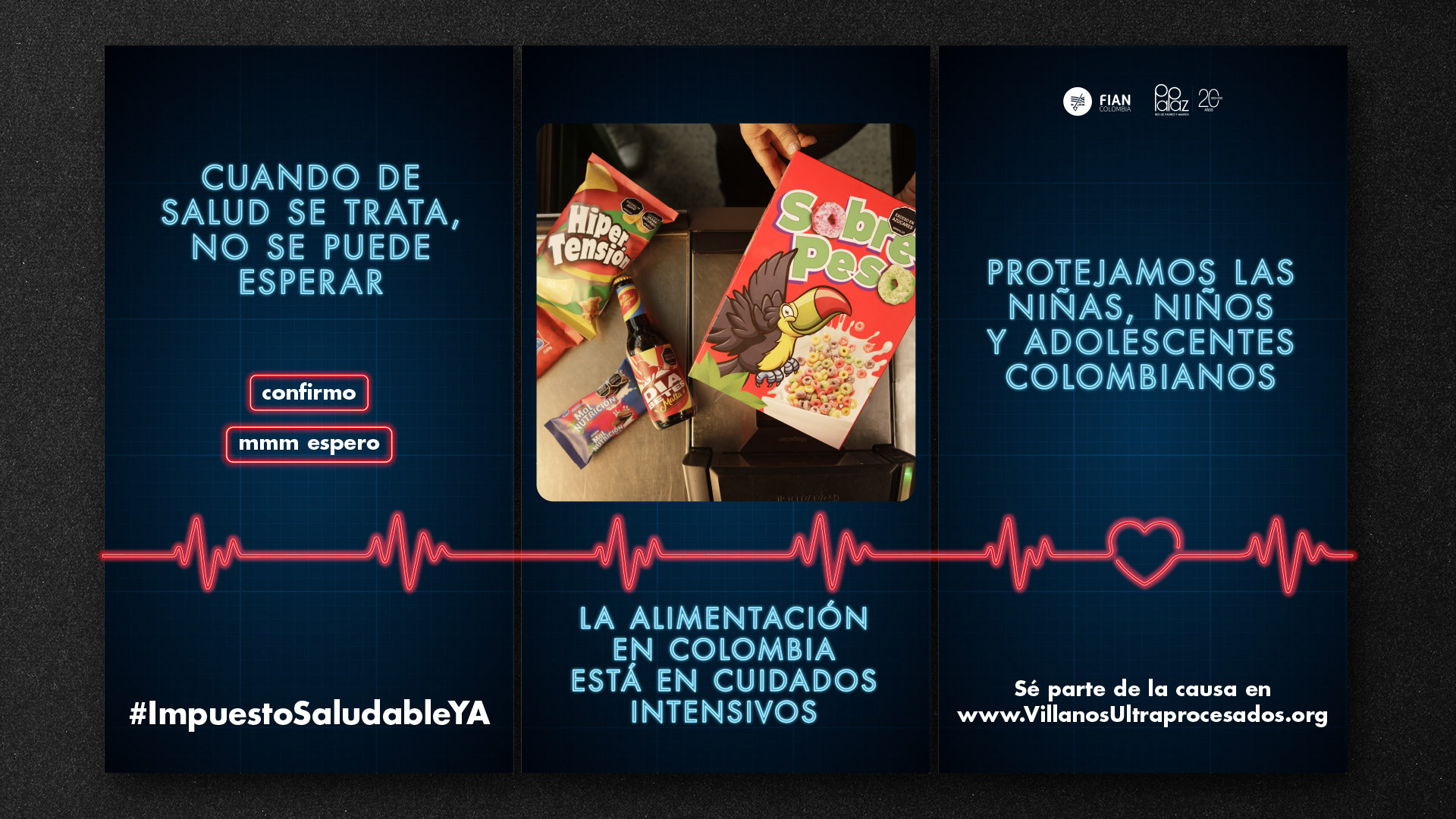 Campaña Impuesto Saludable, Historia