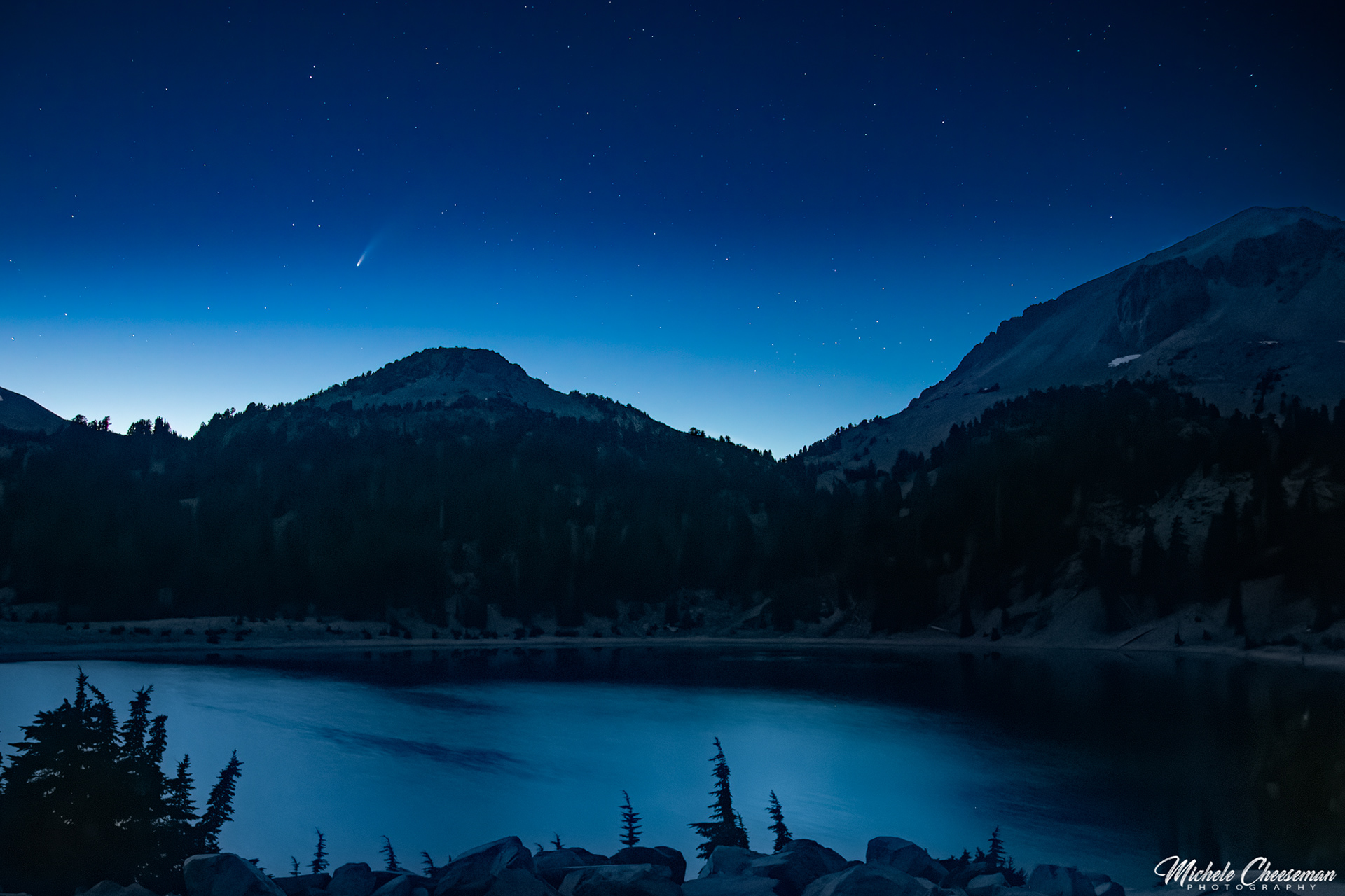 Neowise Comet at Lassen Park, 7/2020