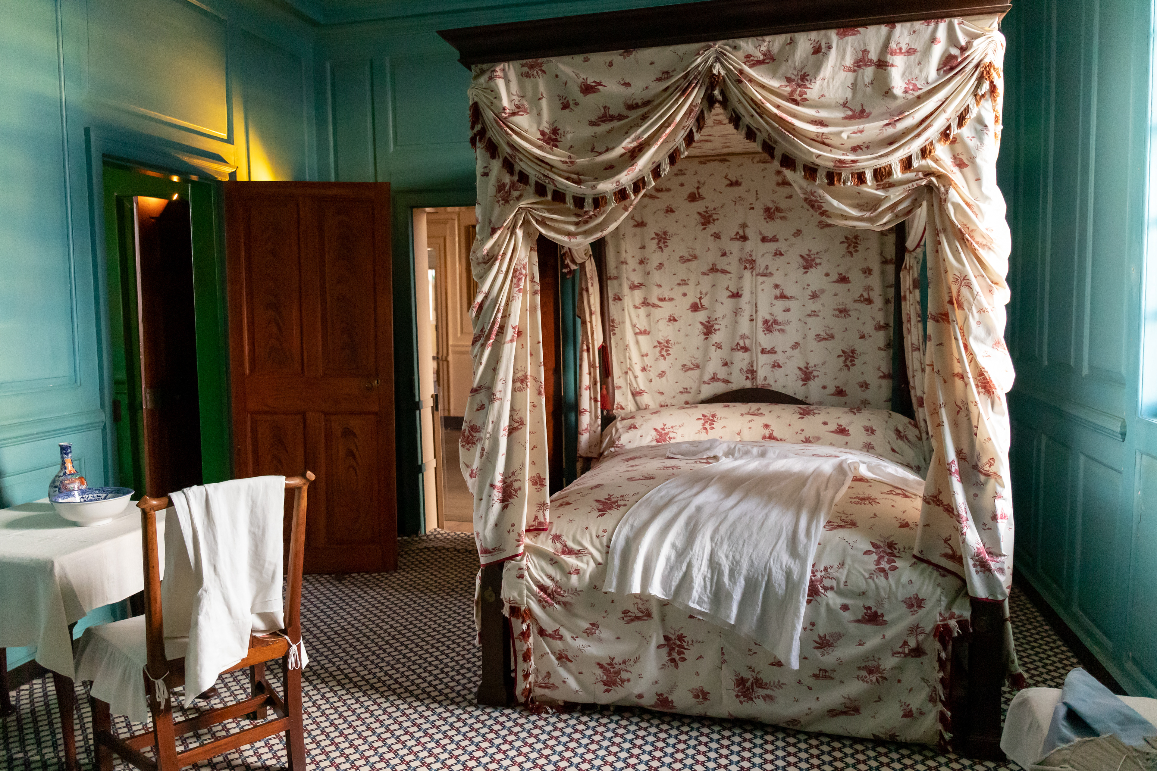 George Washington's Mount Vernon, First floor bedroom