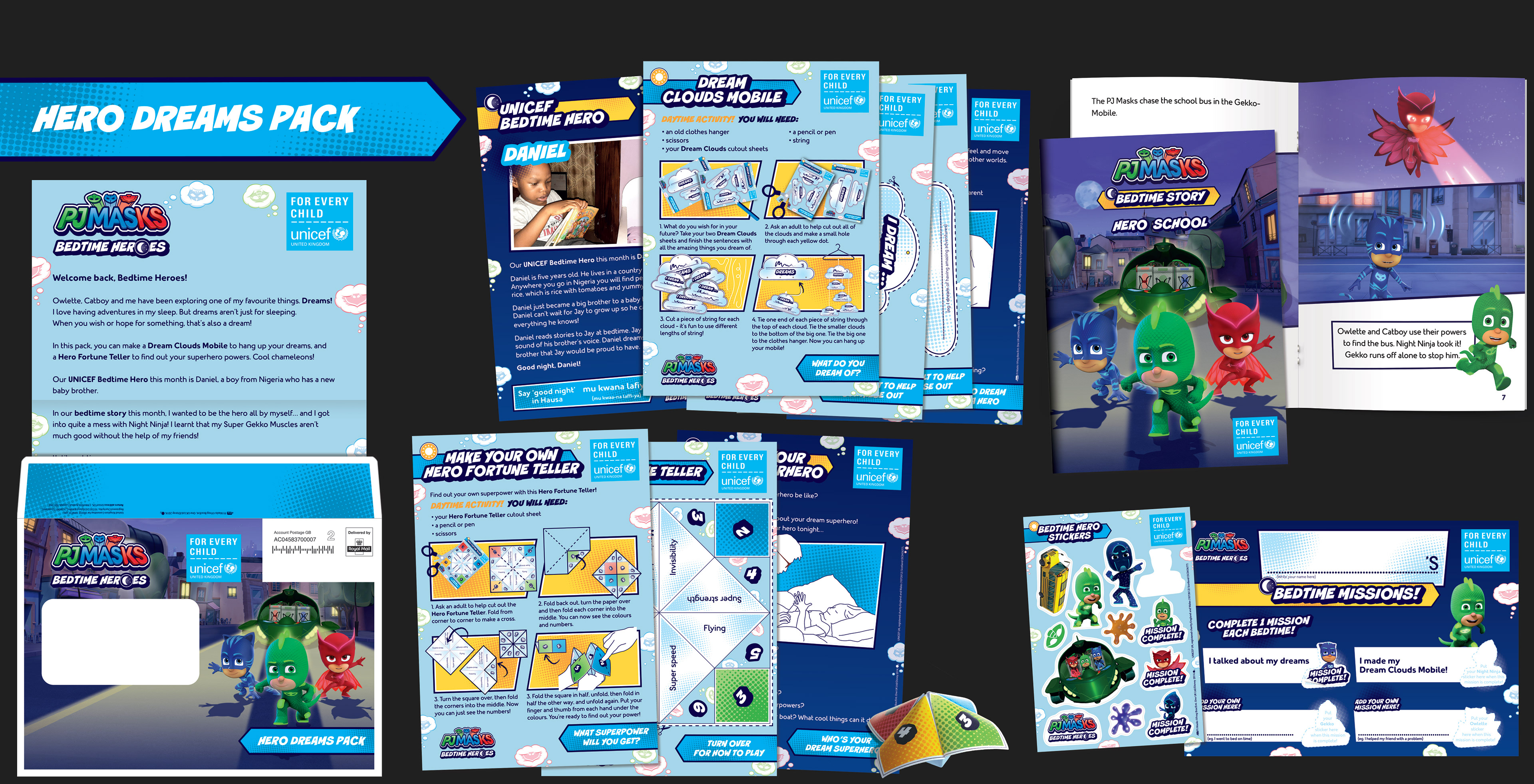 Michael Woodruff - Unicef Bedtime Hero Activity Packs