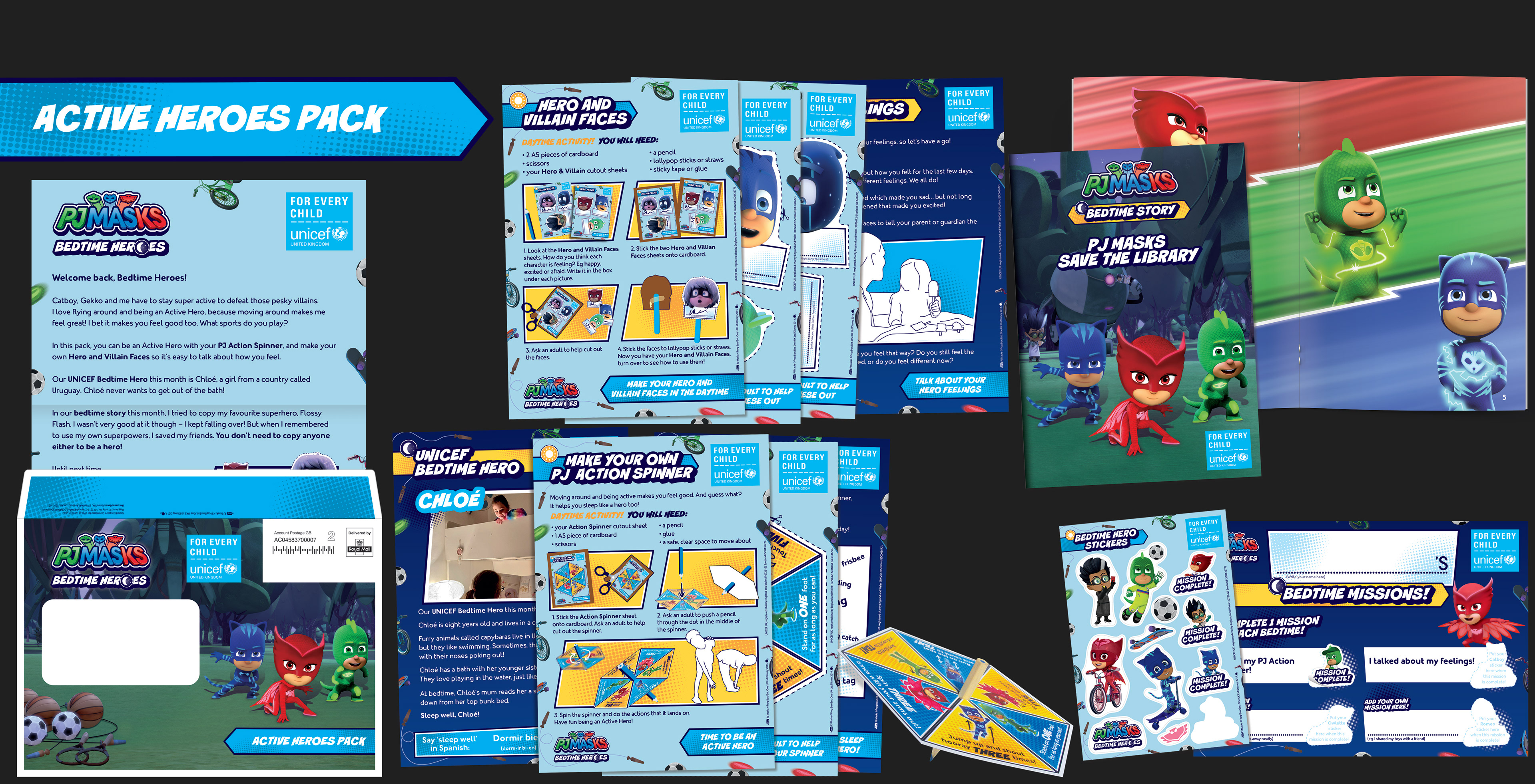 PJ Masks Bedtime Heroes Subscription - UNICEF UK