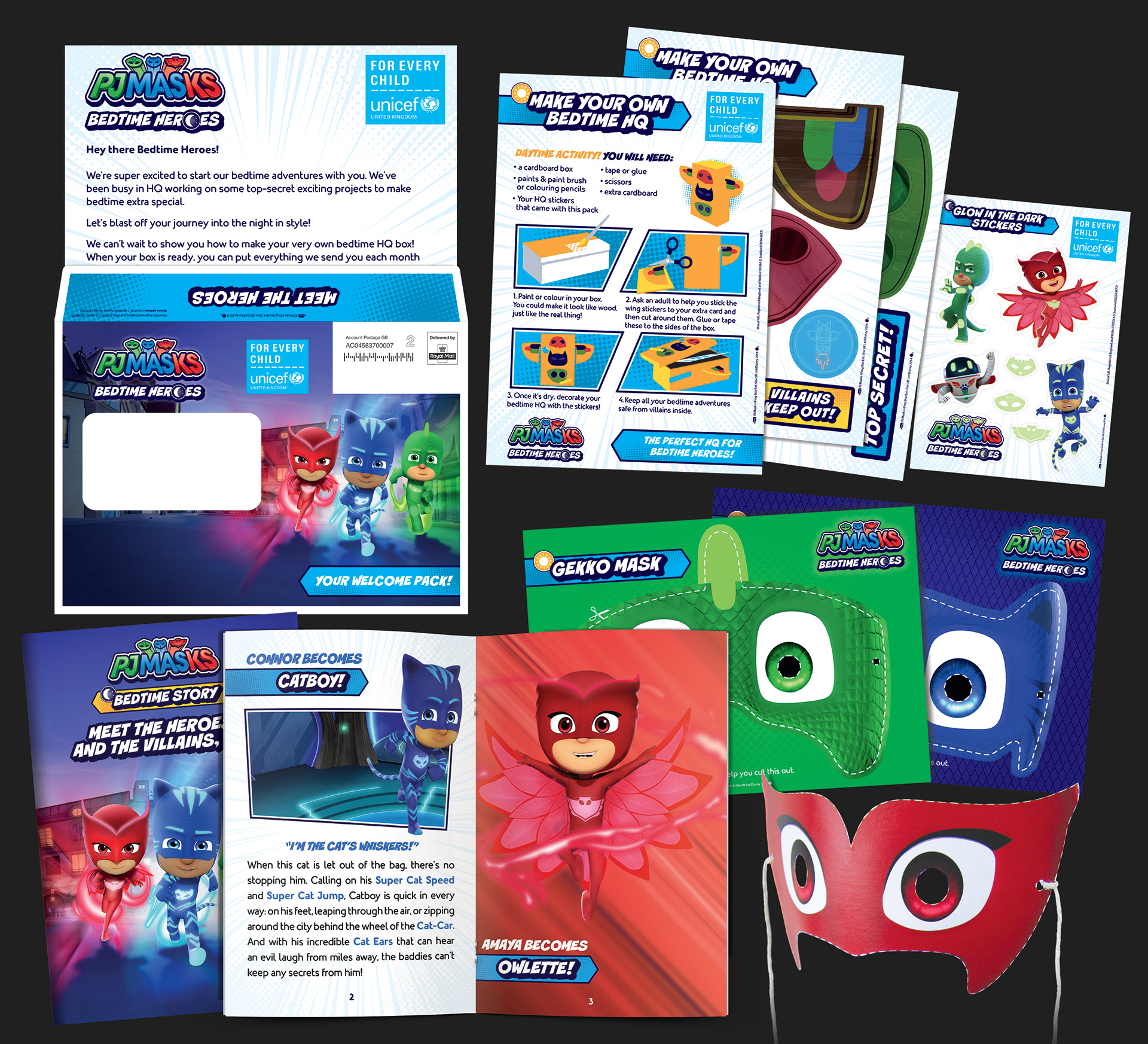 Michael Woodruff - Unicef Bedtime Hero Activity Packs